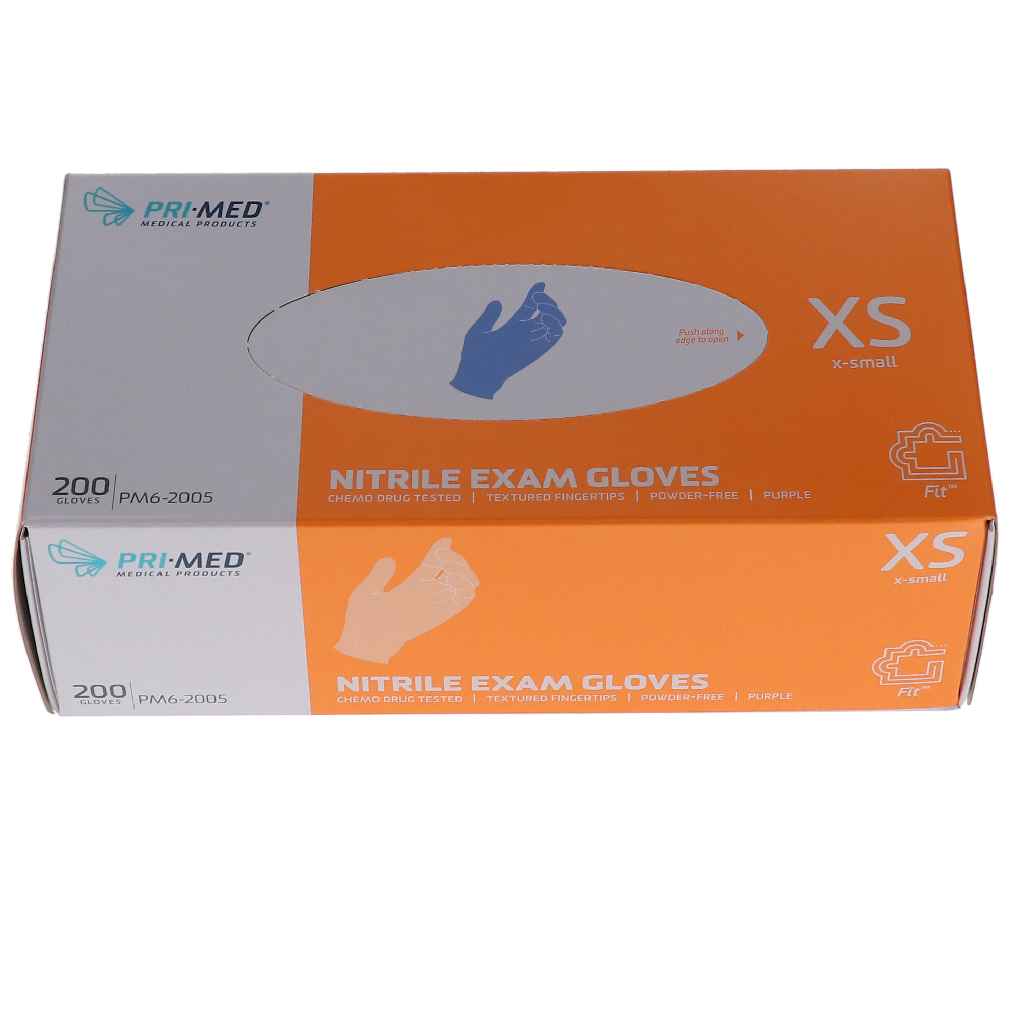 Primed Fit, Nitrile Examination Gloves, X-Small, 200/Box, PM6-2005 product image