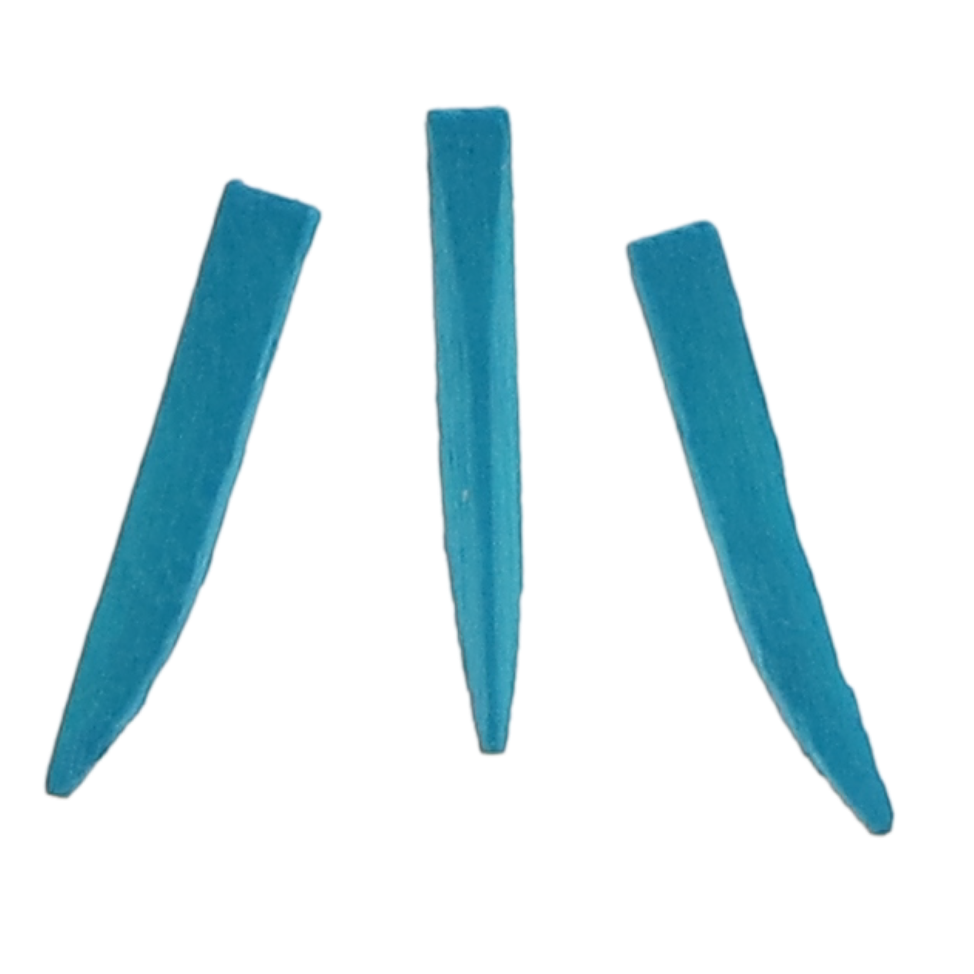 Contoured Wood Wedges, 12mm, Blue, 400/Pack, 95412 product image