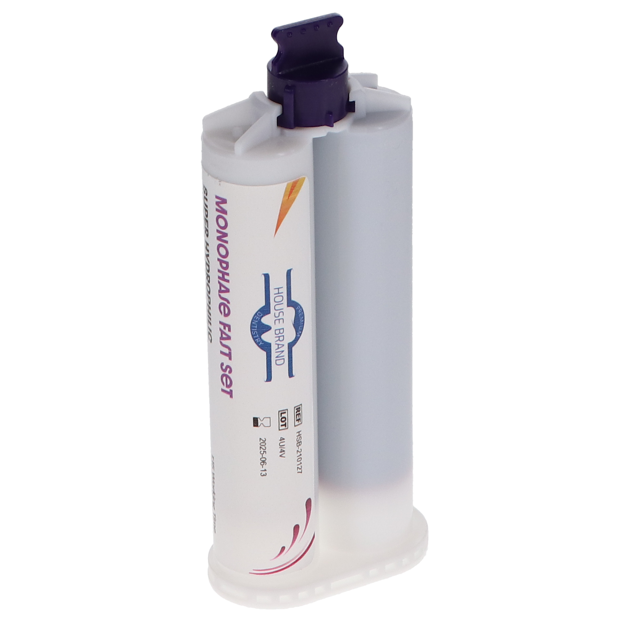 VPS Vinyl Polysiloxane Impression Material, Monophase, Fast Set, 2/Pk, 210156 product image