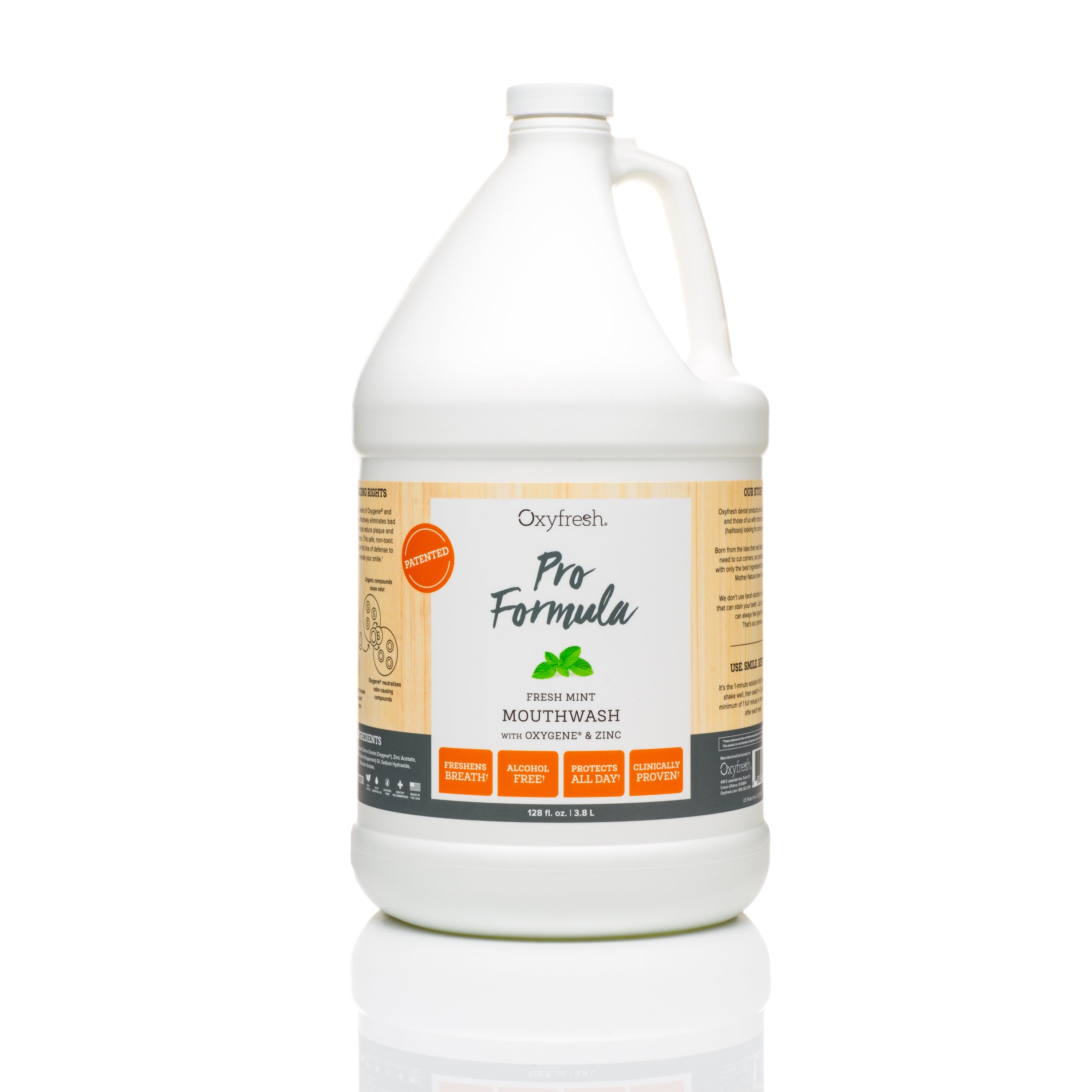 Pro Formula Cosmetic Fresh Mint Mouthwash, 1 Gallon, With Pump, 857 thumbnail 3