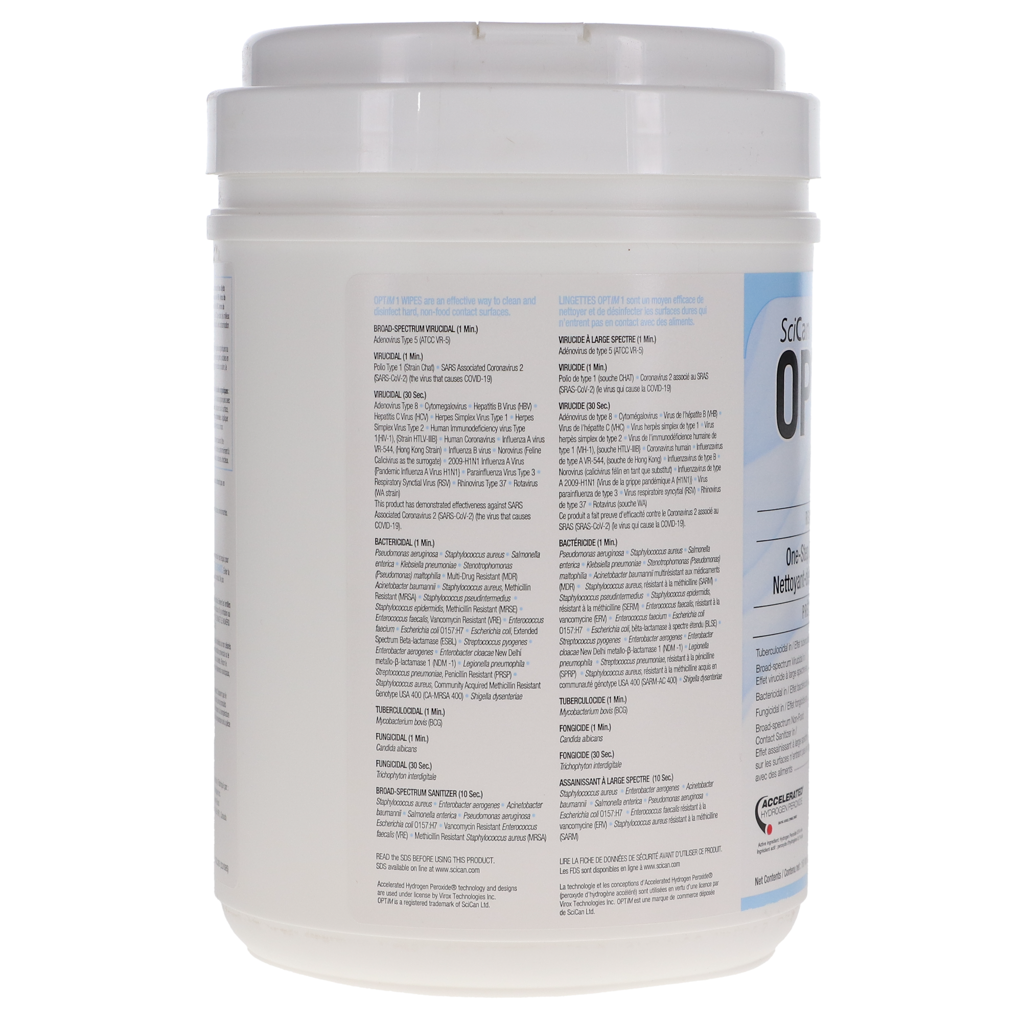 Optim 1 Pre-Saturated Wipes, RTU, 6" x 7", 160 Sheets/Pk, SCI1W12 thumbnail 4