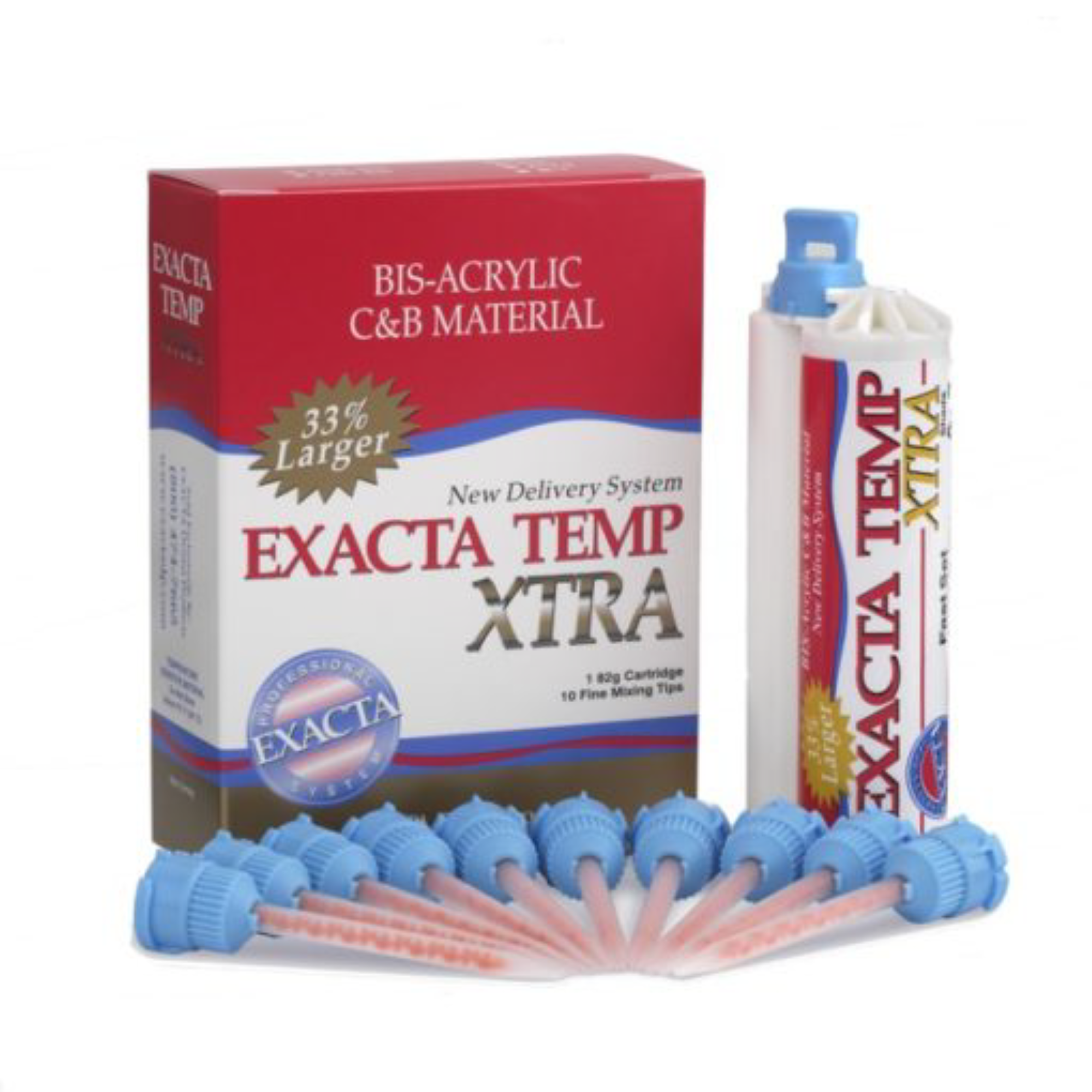 Exacta Temp Xtra 82gm, Bleach, 1/Pk, EXTBL product image