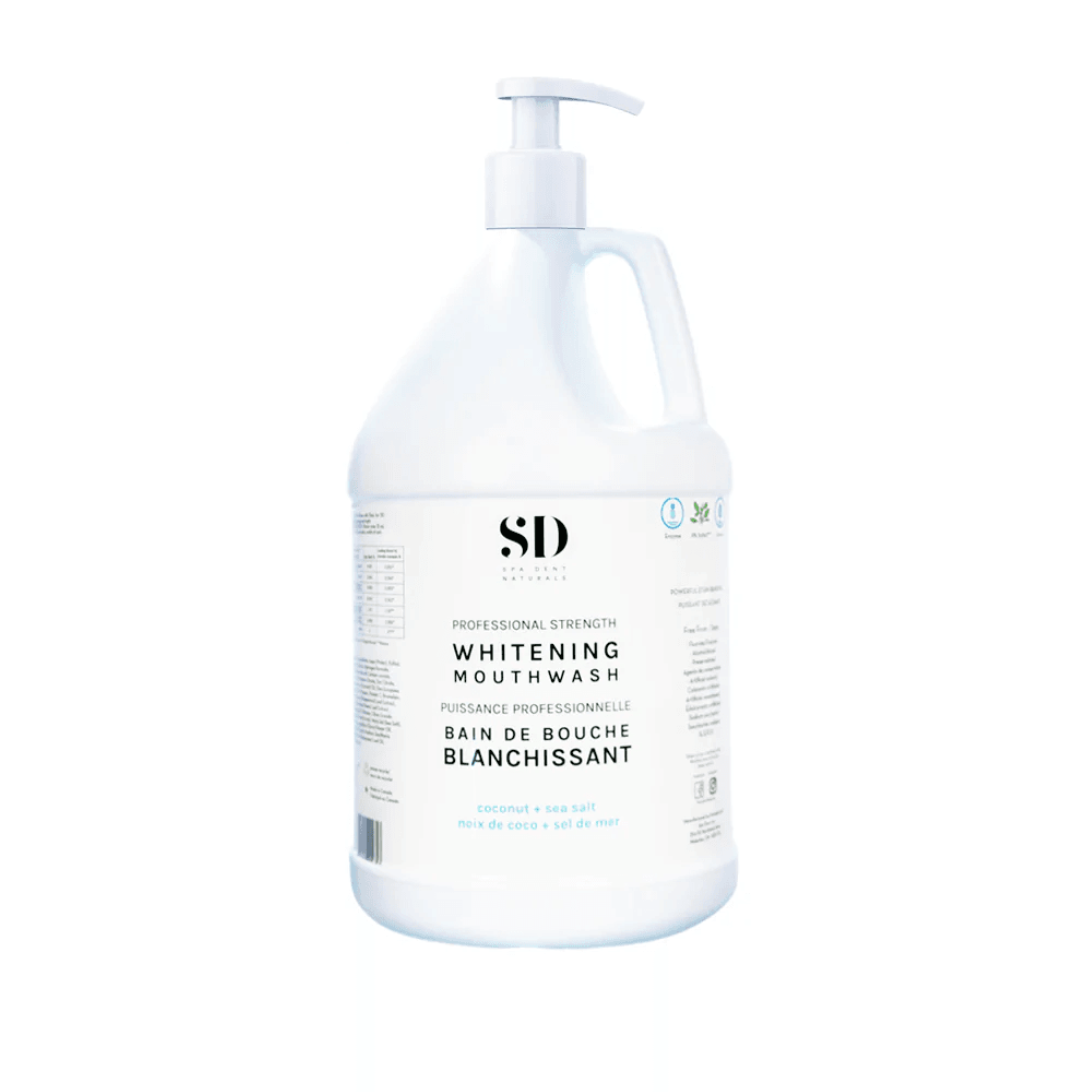 Advanced Whitening, Mouthwash, Coconut and Sea Salt, Alcohol-Free, 4 L, 1/Pk, AWM4000-1 thumbnail 2