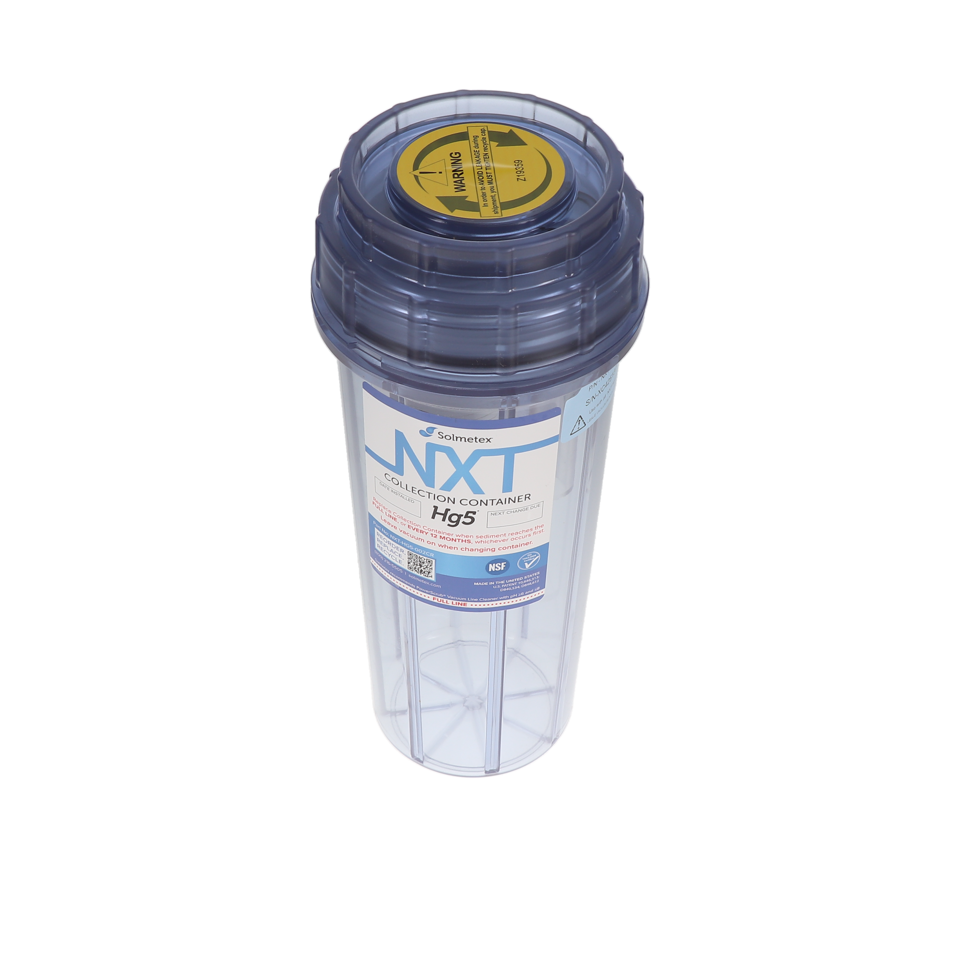 Replacement Collection Container for NXT Hg5 Amalgam Separator, Disposal Included, NXT-HG5-002CR thumbnail 12