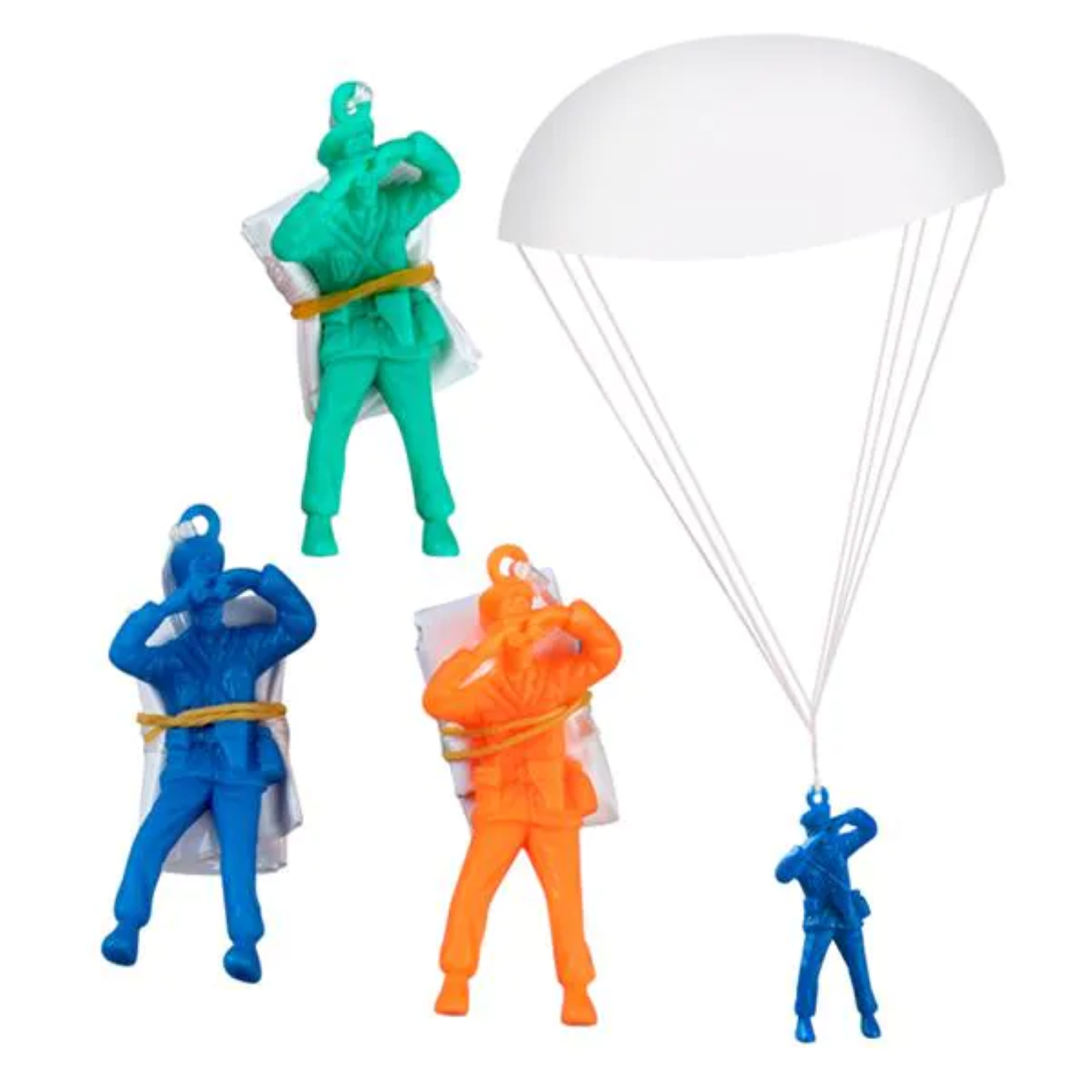 Toy Parachute Men Assorted Neon 48/Pk, S7185 thumbnail 2