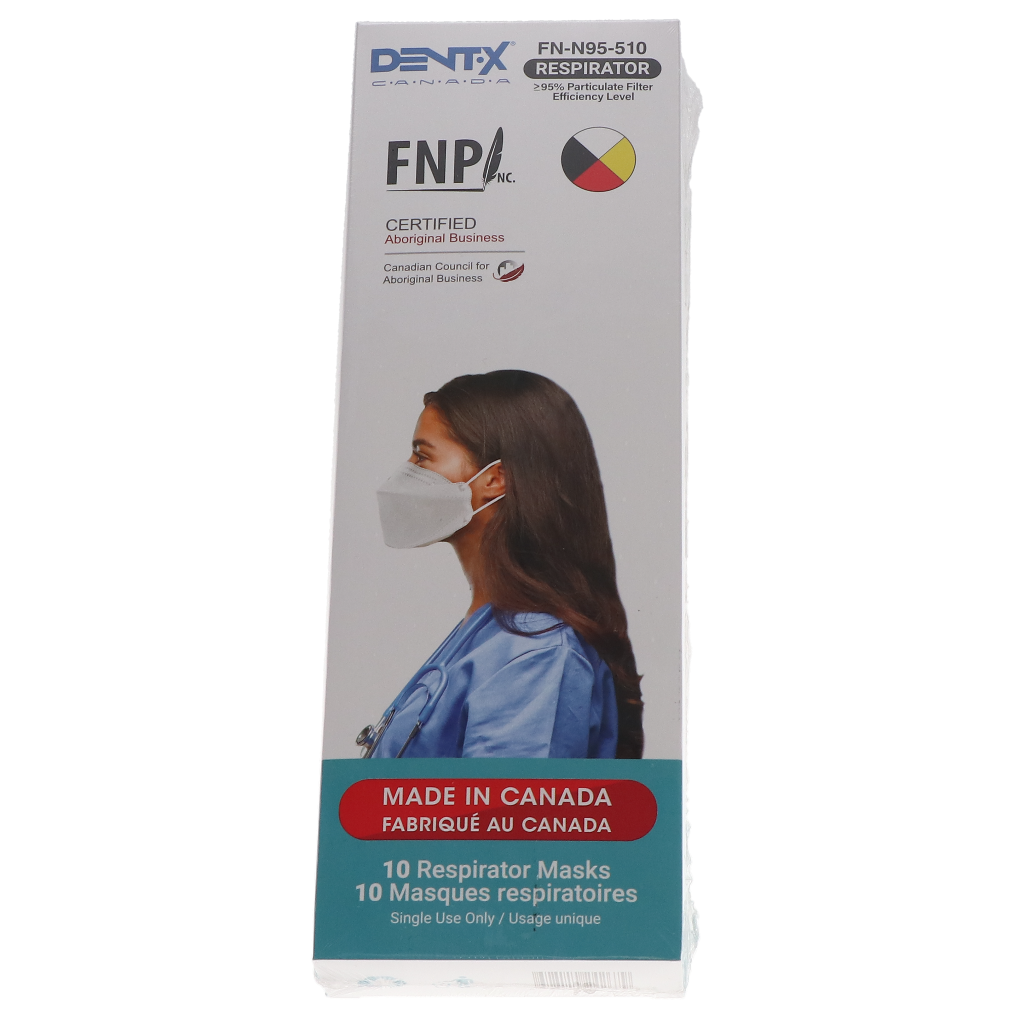 N95 Masks, White, 10/Pack, FN-N95-510 thumbnail 5