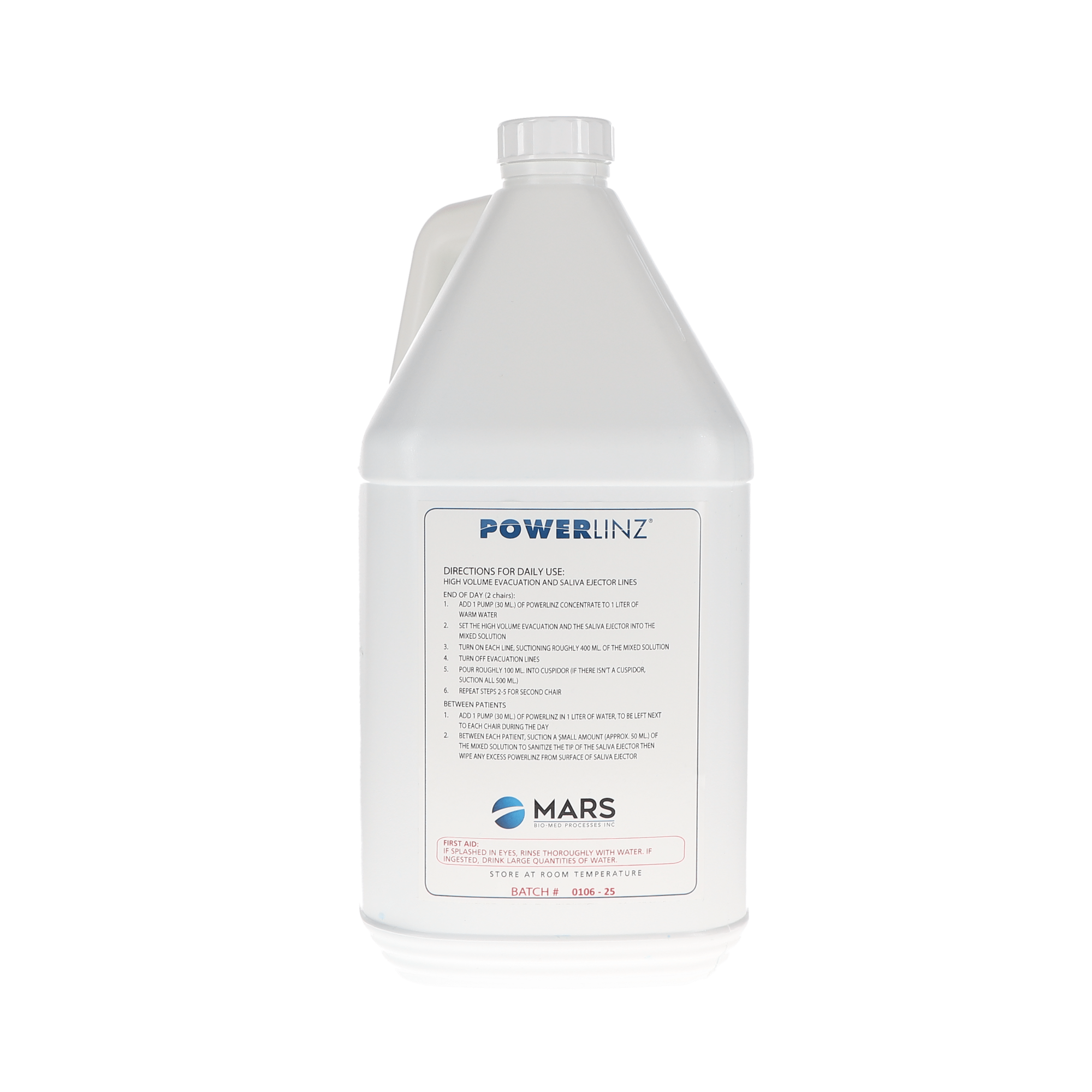 PowerLINZ, Evacuation Line Cleaner, 3.8 Liters, 2/Pk, PA-0200 image