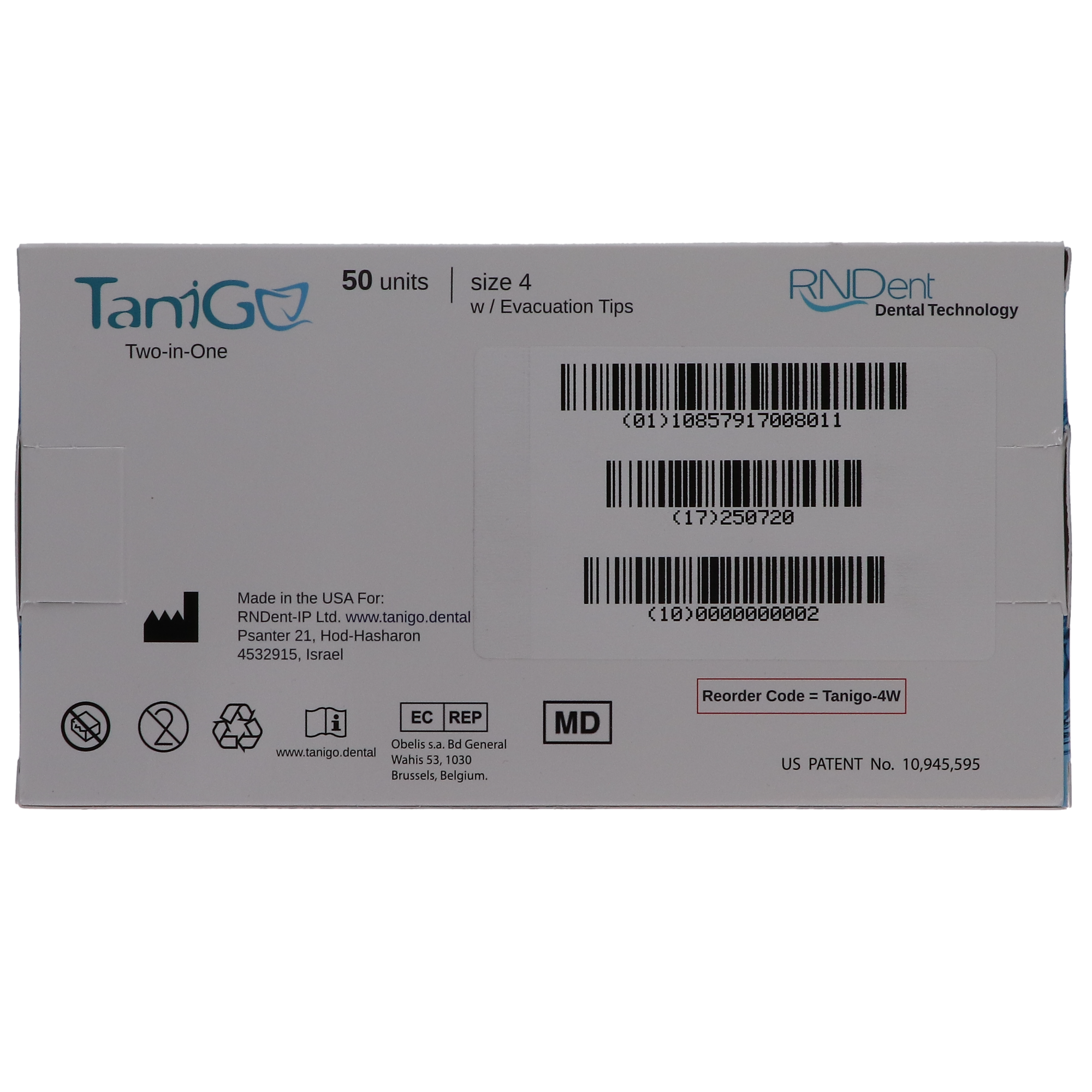 Tanigo Disposable Suction Mirror, 50/Box, 5304-06 (Discontinued) thumbnail 4