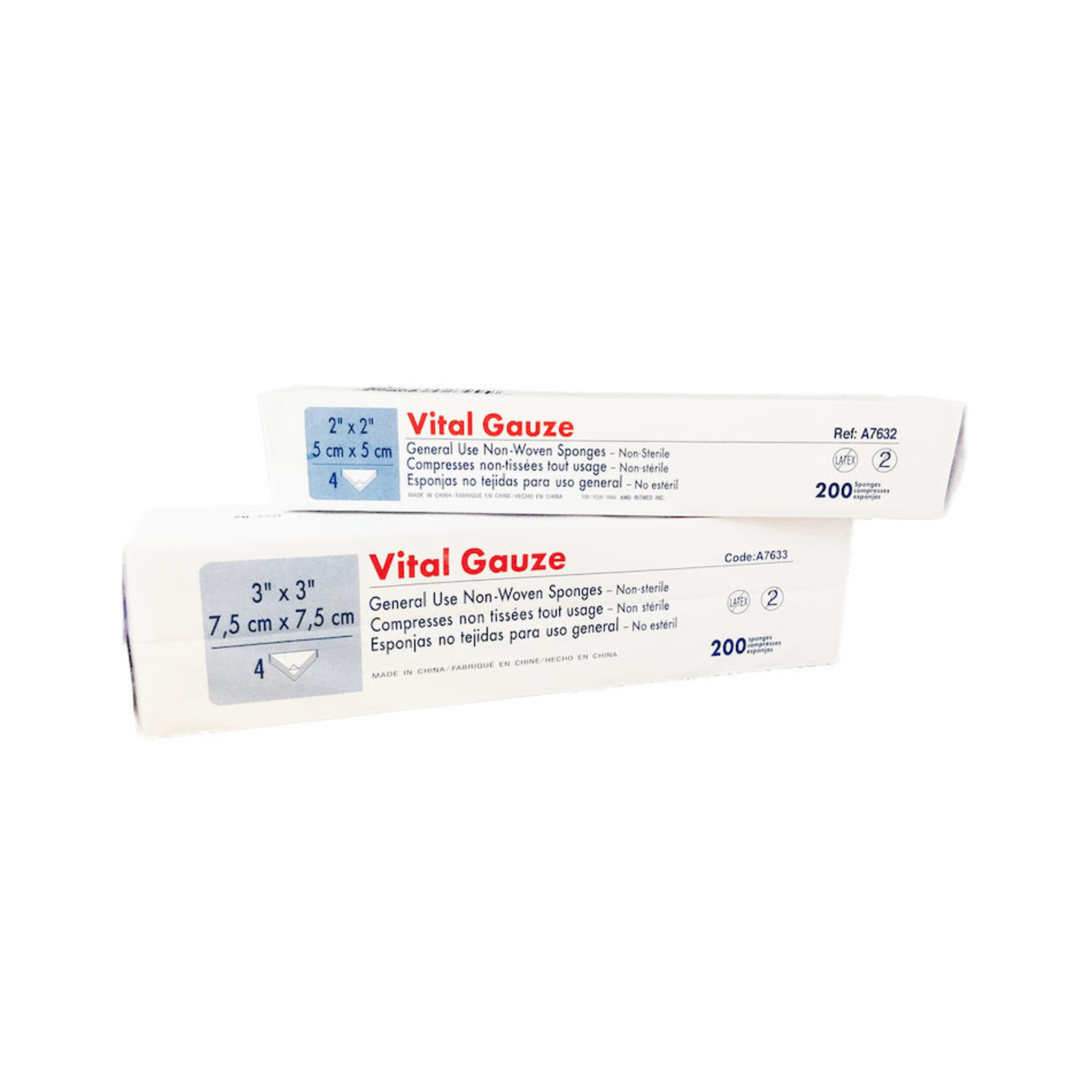 Vital gauze, Non woven, NS sponge, 3x3, 4000/pk image