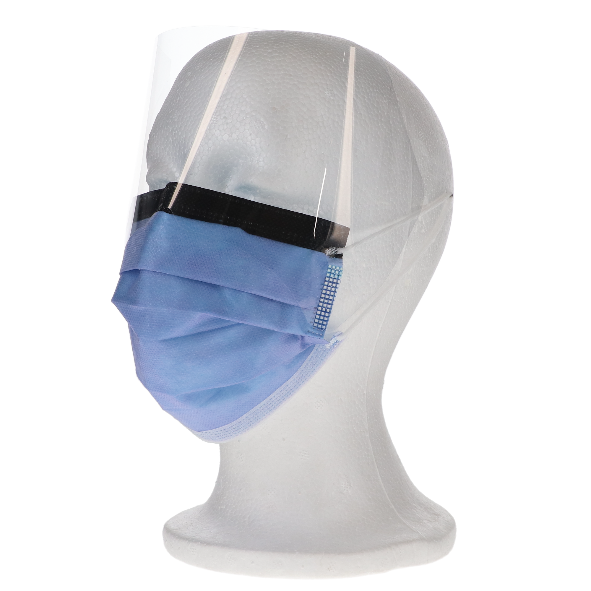 Procedure Ear Loop Face Mask with a Visor, Anti-Fog Foam, 25/Pk, PG4-1573 thumbnail 2