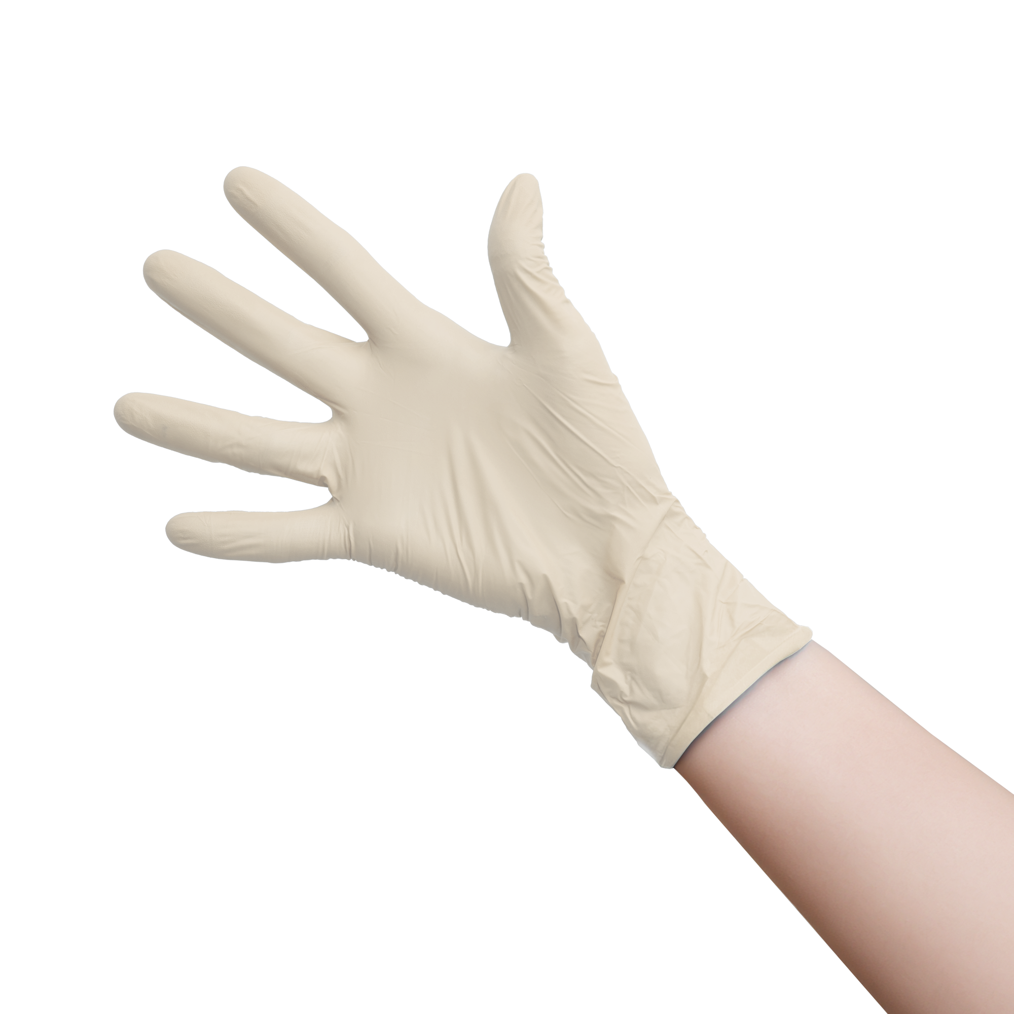 PRIMED LATEX EXAM GLOVES FLEX™  Small 100/box, PM6-8006 thumbnail 4