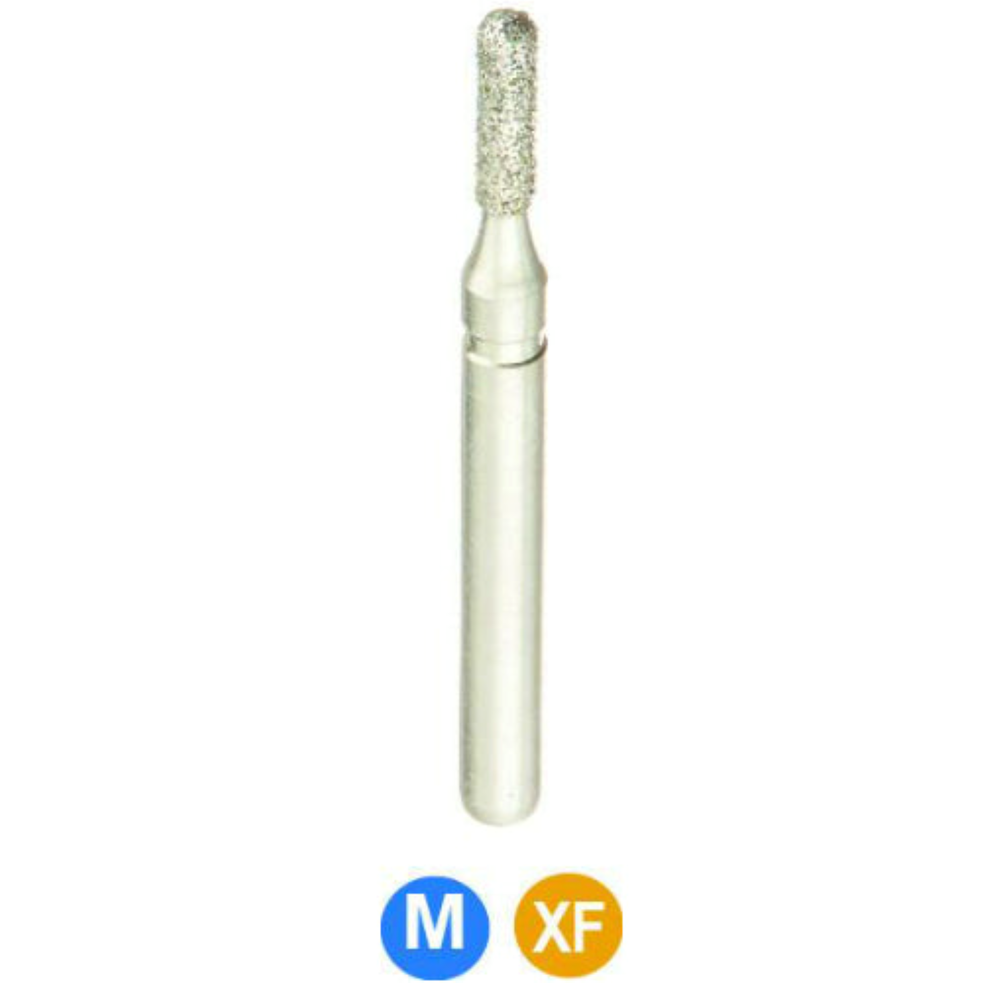 Diamond Burs, FG, Round End Cylinder, Medium, Blue, 1.0 mm, 838-010, 5/Pk, A20R product image