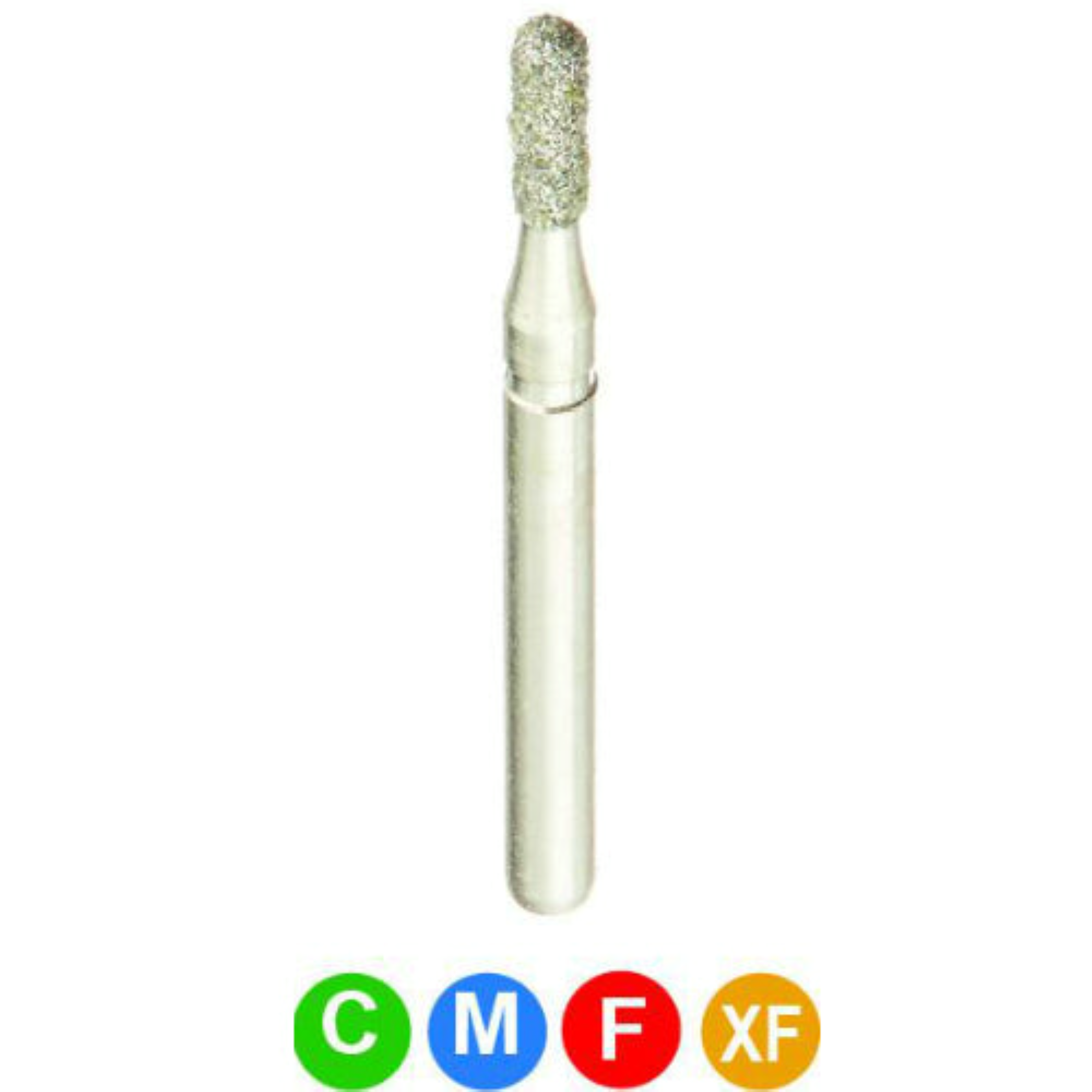 Diamond Burs, FG, Round End Cylinder, Medium, Blue, 1.2 mm, 880-012M 5/Pk, A20LR product image