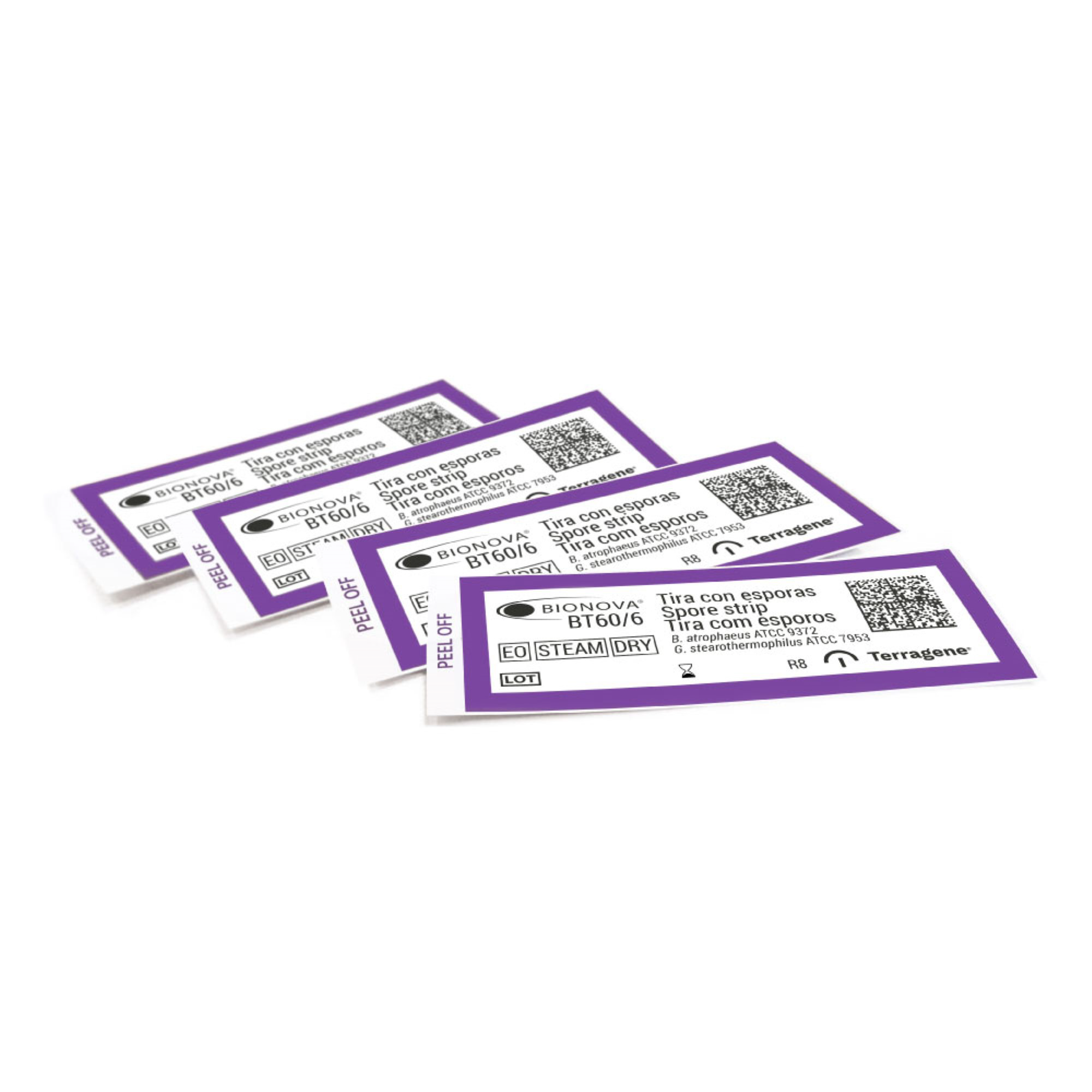 Biological Indicator Dual Spore Strips, 24hr, 100/Pk, BT60/6 product image