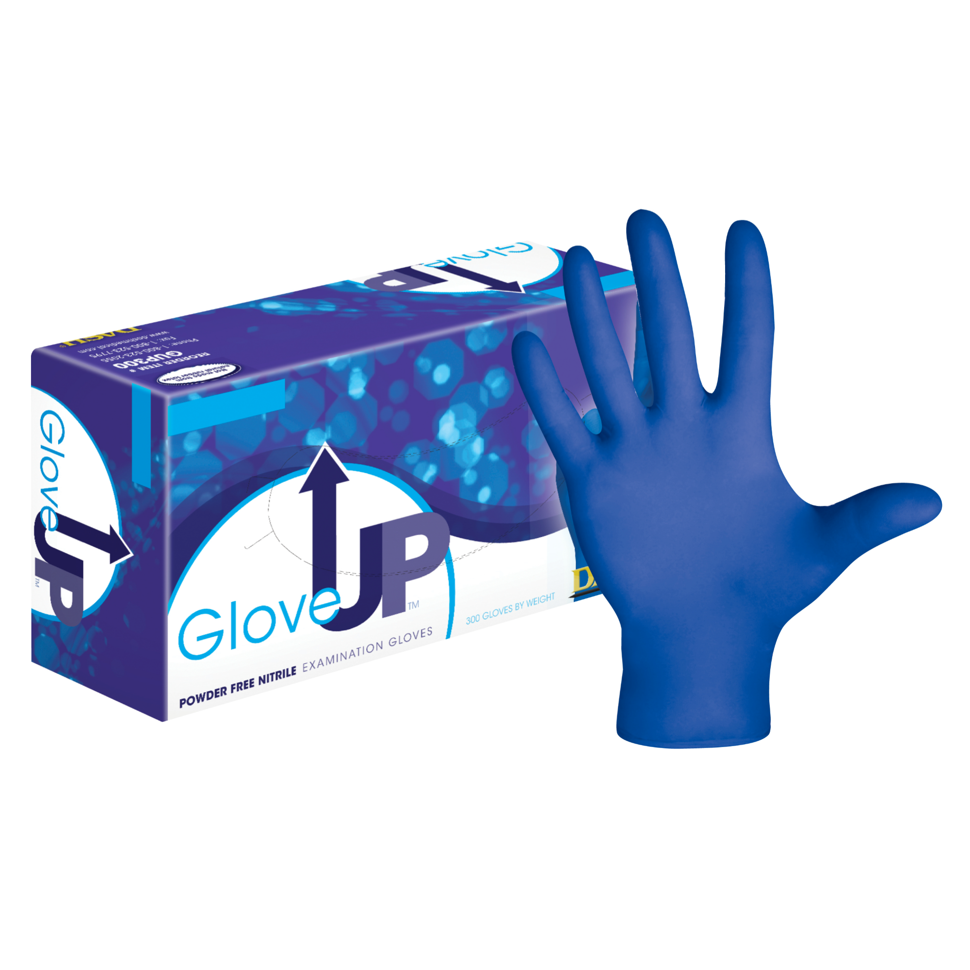 Dash - GloveUp Nitrile 300 Exam Gloves 300/Bx Small product image
