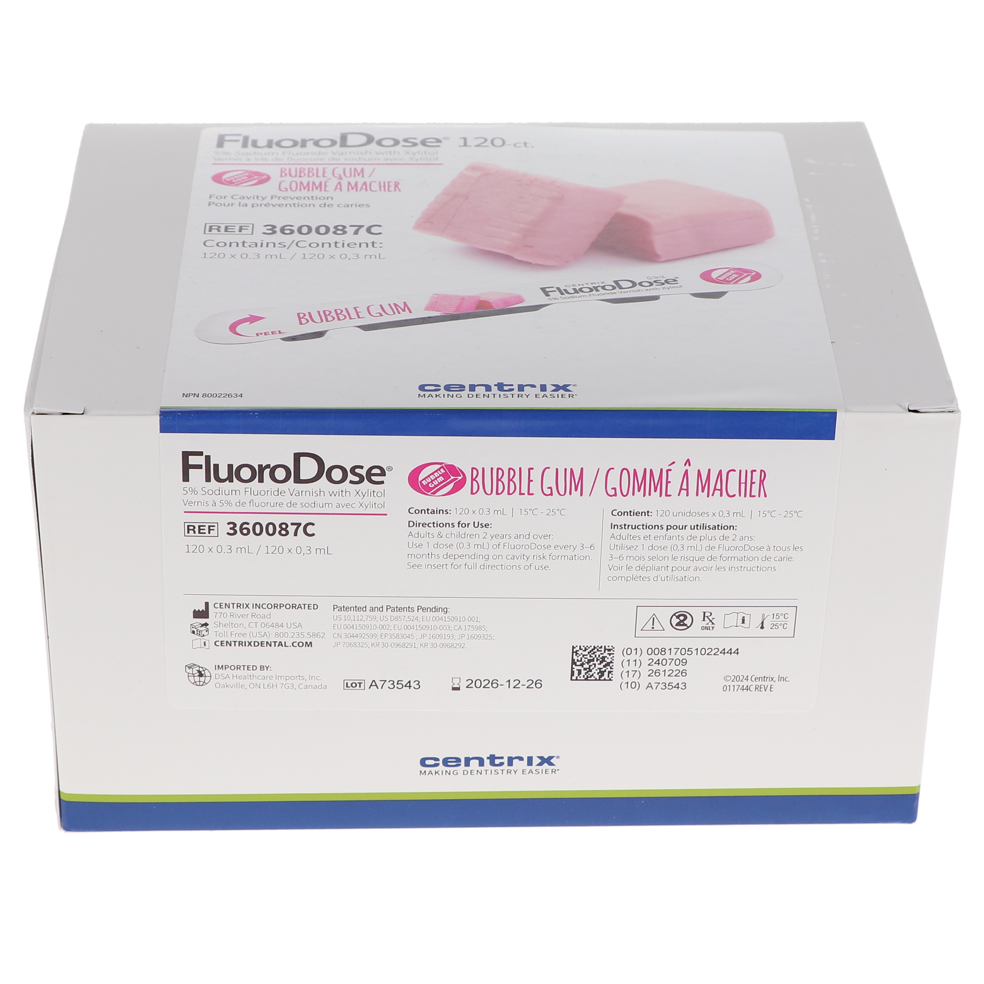FluoroDose Fluoride Varnish, Bubblegum, 120/Pk thumbnail 5