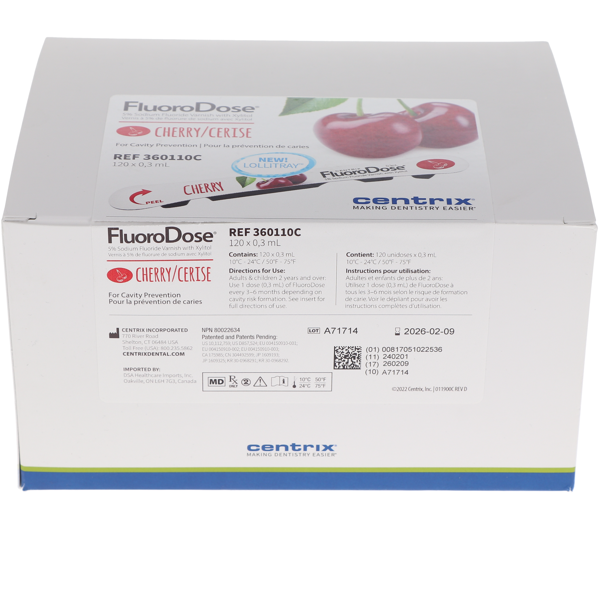 FluoroDose Fluoride Varnish, Cherry, 120/Pk thumbnail 4