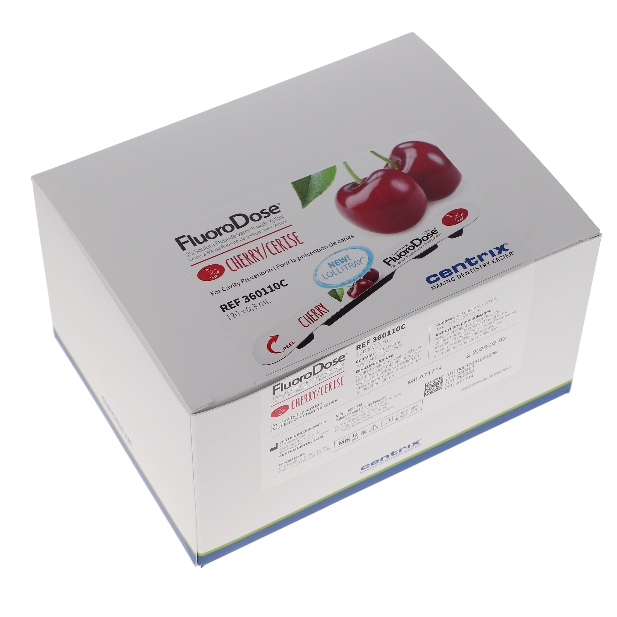 FluoroDose Fluoride Varnish, Cherry, 120/Pk thumbnail 5