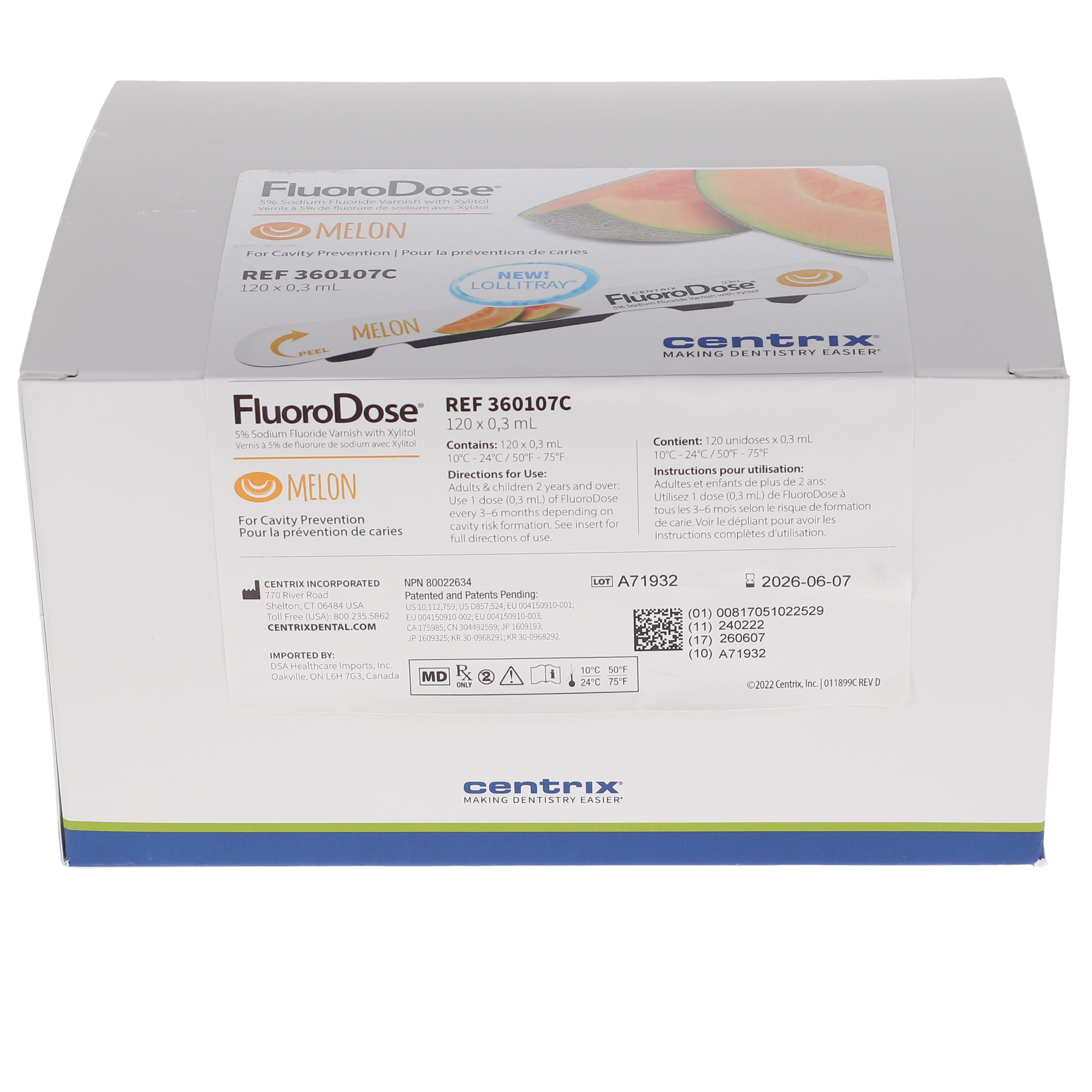 FluoroDose Fluoride Varnish, Melon, 120/Pk thumbnail 4