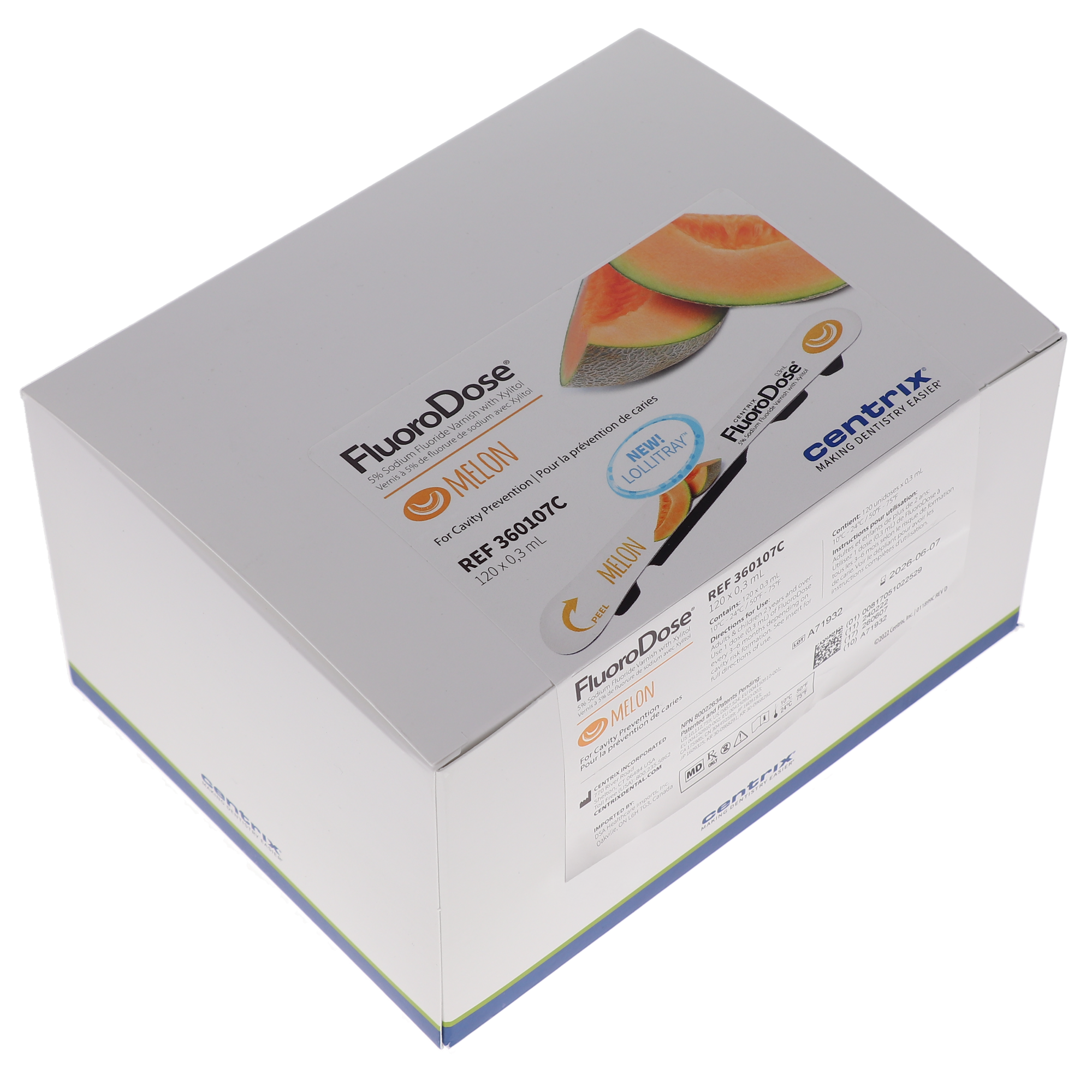 FluoroDose Fluoride Varnish, Melon, 120/Pk thumbnail 5