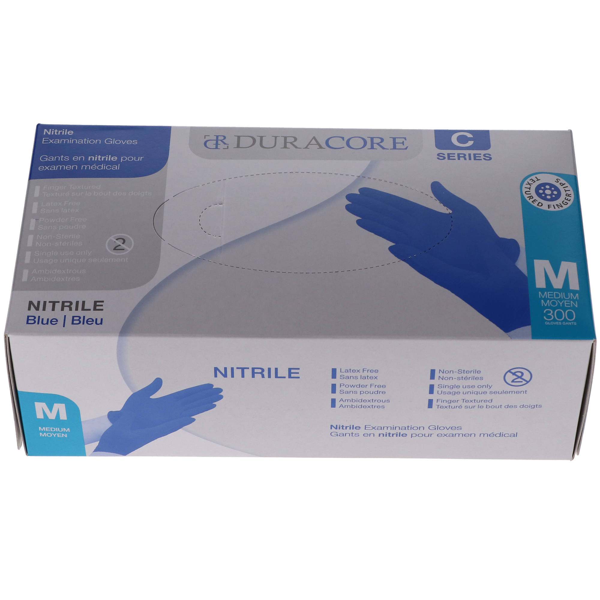 Cobalt Blue, Nitrile Examination Gloves, Powder-Free, Medium, 300/Box product image