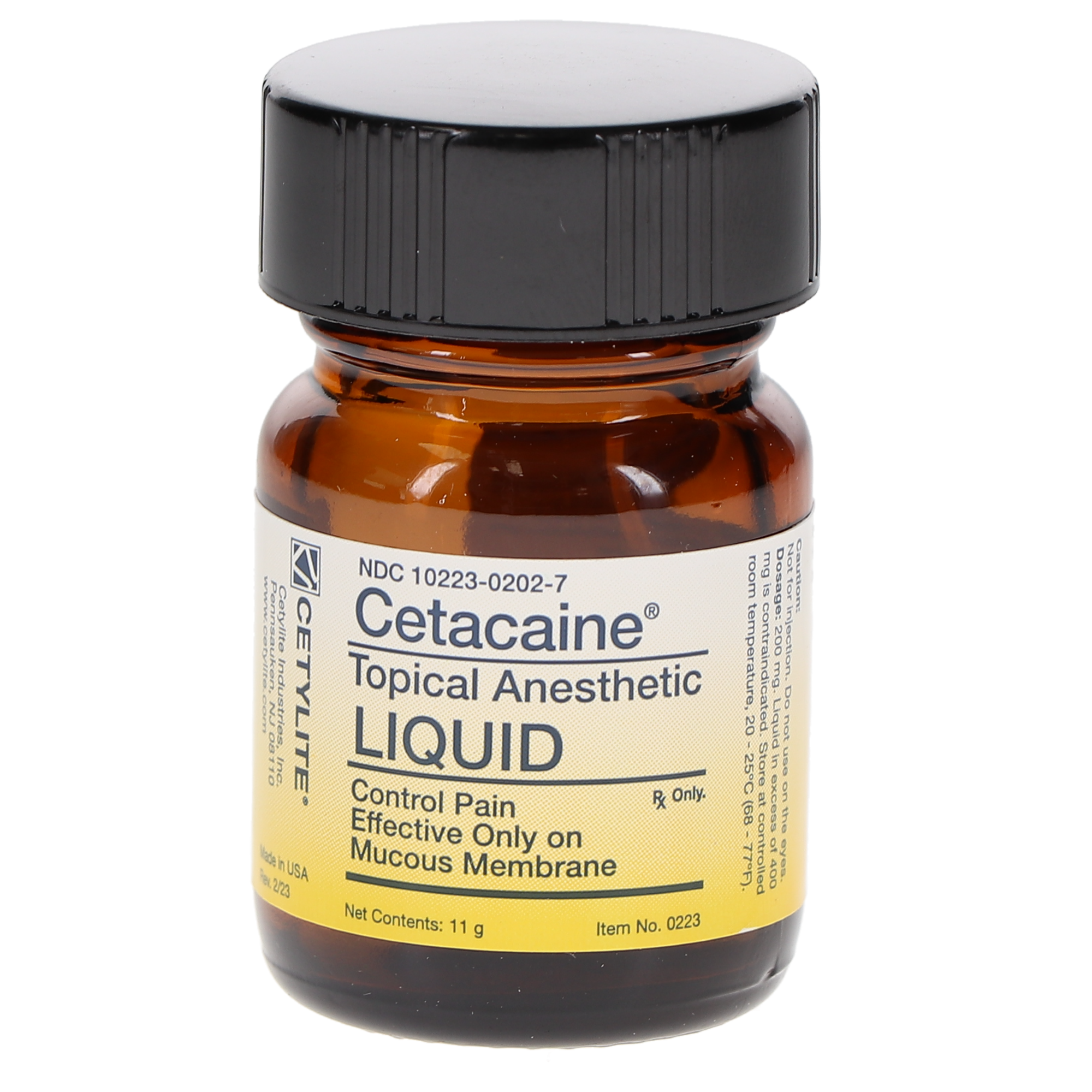 Cetacaine Topical Liquid 11gm Bottle (Replaces CET-0203) product image