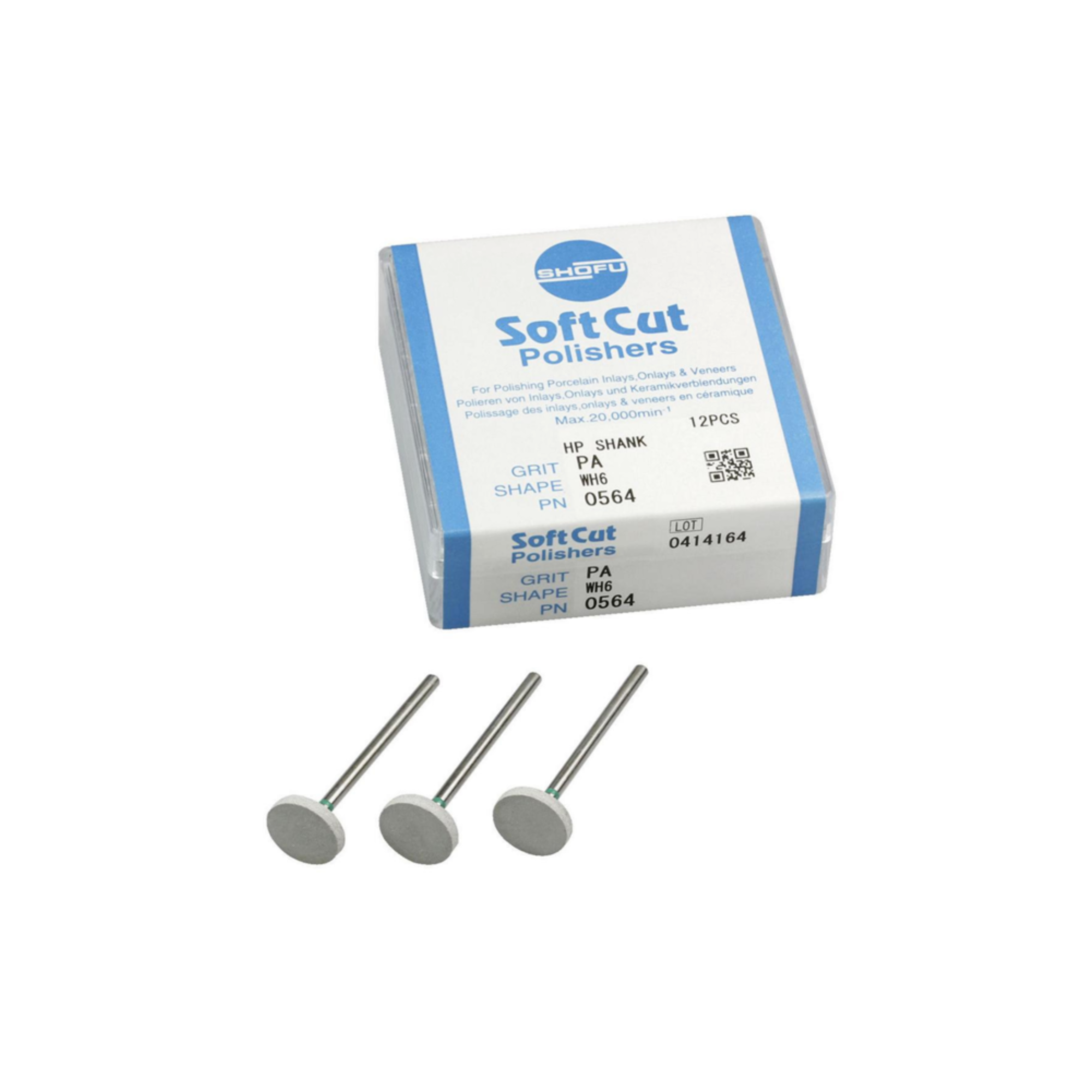 Ceramiste Soft PA Polishers HP WH6 12/Pk Green product image