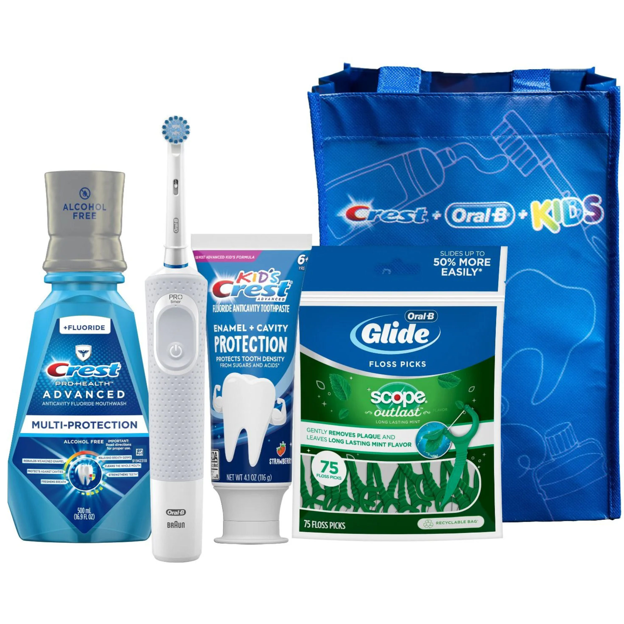 P&G Crest® + Oral-B® Kids 6+ Electric System Bundle product image