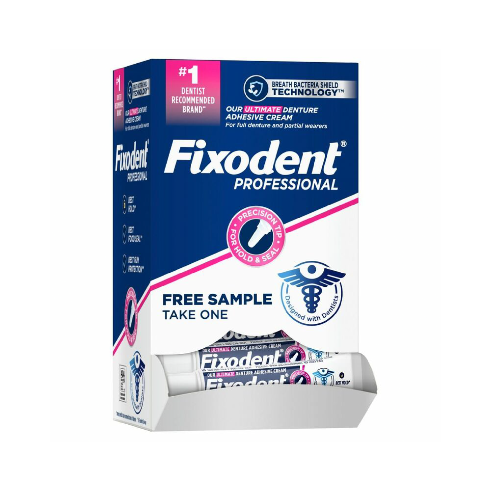 Fixodent Prof Ultimate Denture Adhesive Cream 0.35oz Tube 50/Case product image