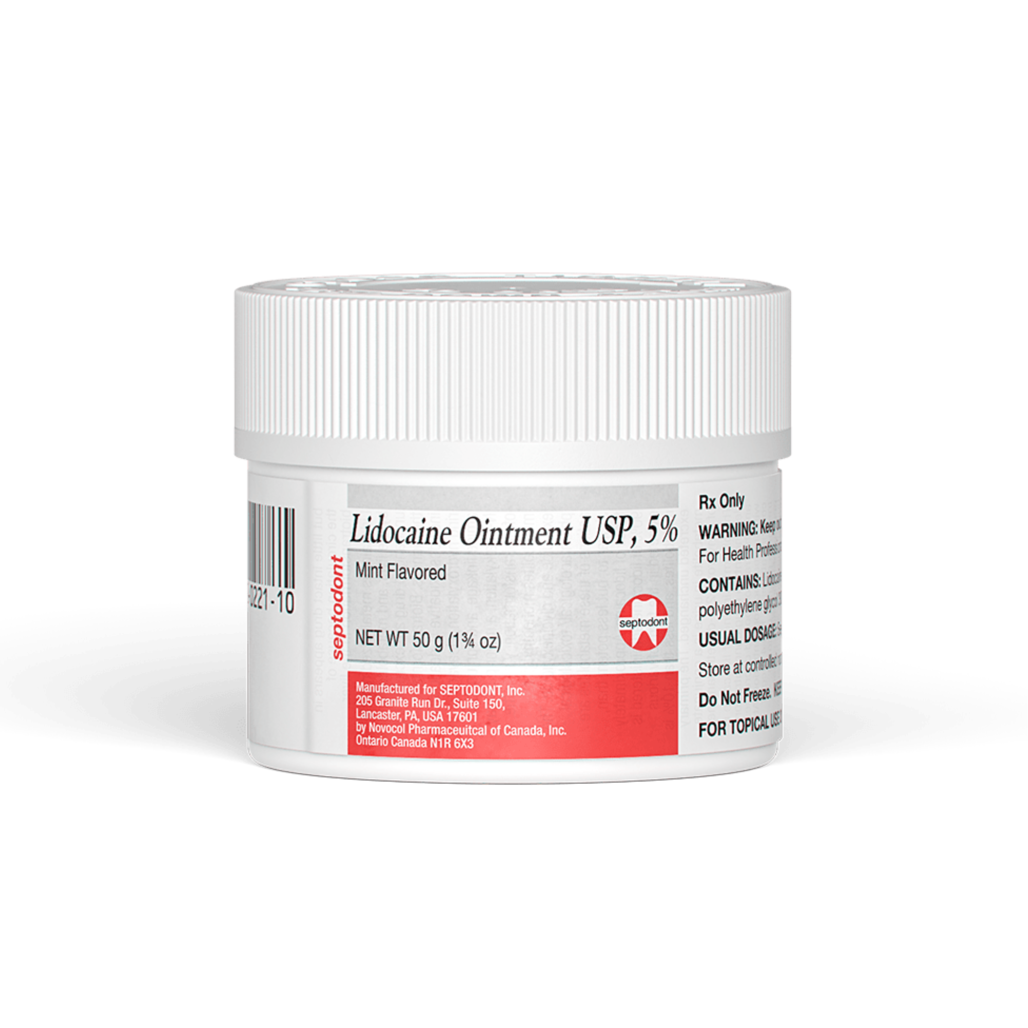 Lidocaine Topical Ointment Mint 50g/Jar image