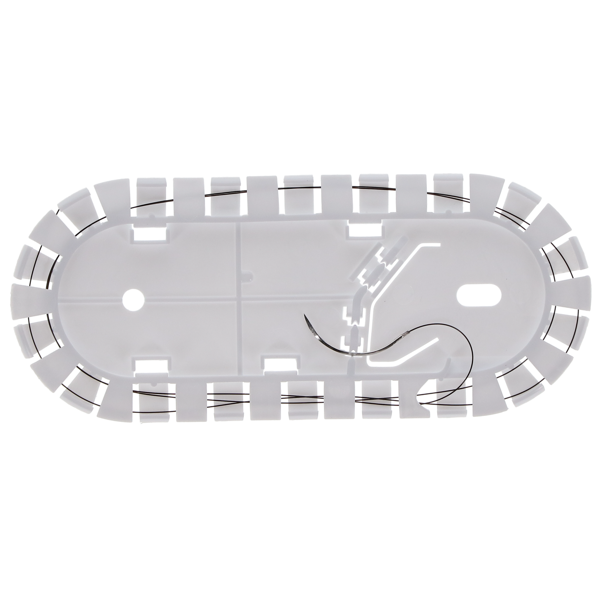 HSB - Suture  Nylon Monofilament 45cm Black 4/0 19mm 3/8 Circle Reverse Cutting 12/Bx product image