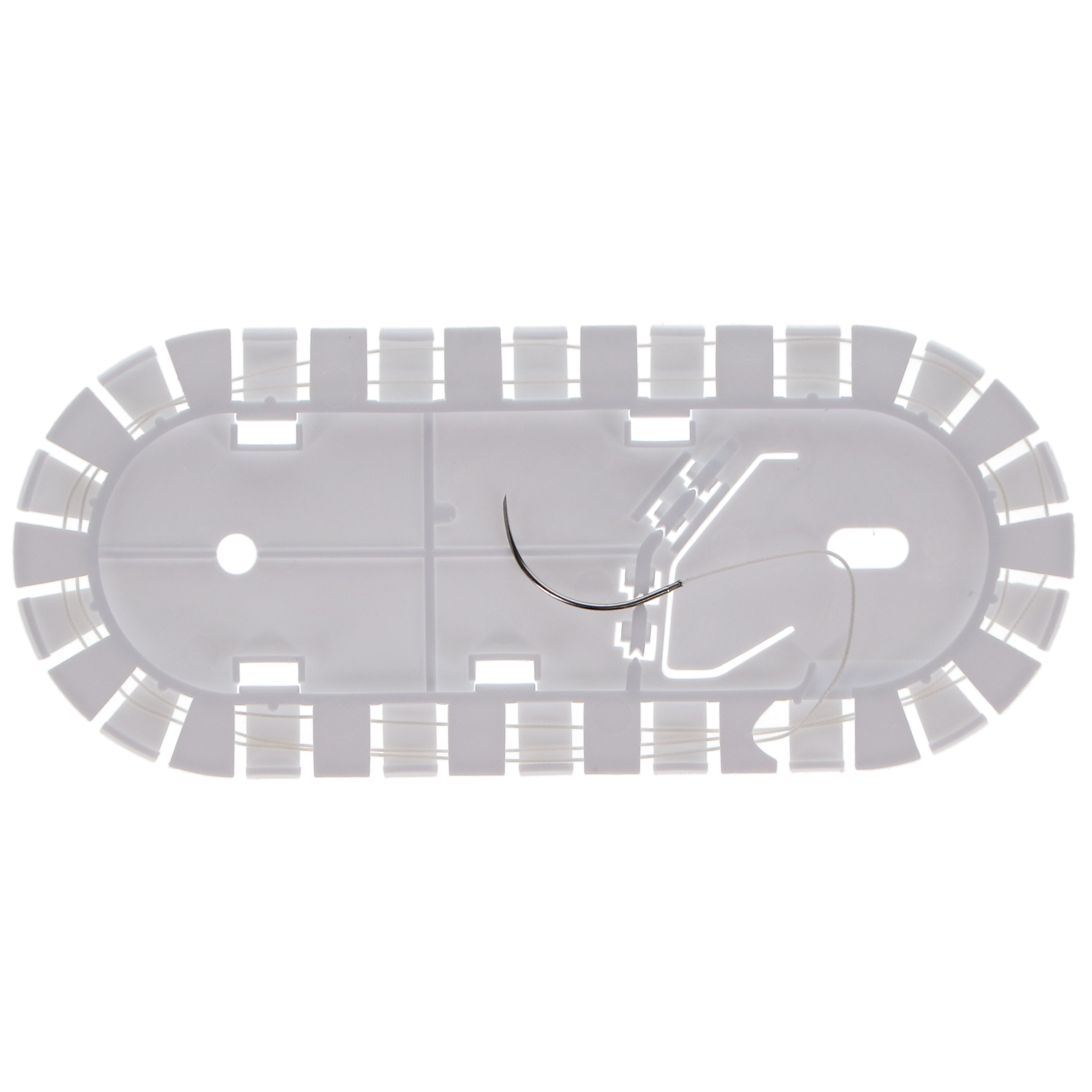 HSB - Suture  Polyglactin 910 45cm Colorless 3/0 19mm 3/8 Circle Precision Point Reverse Cutting 12/Bx product image