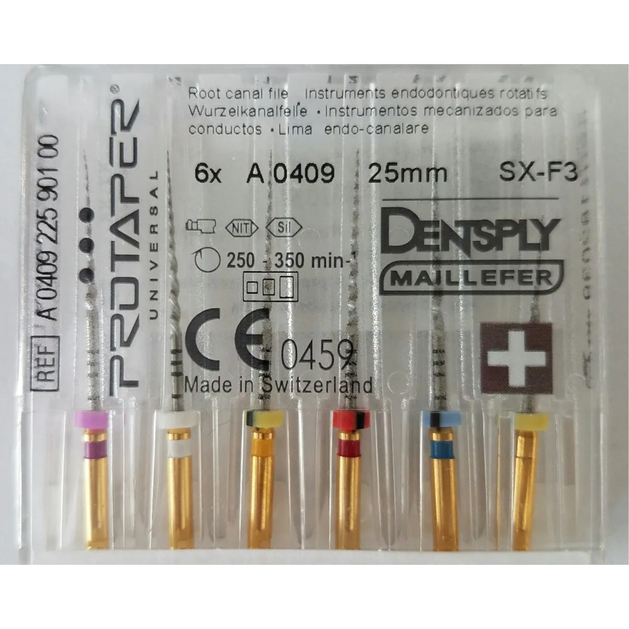 Dentsply - ProTaper Universal Rotary File 25mm Assorted - (USA code PTURAS25) product image