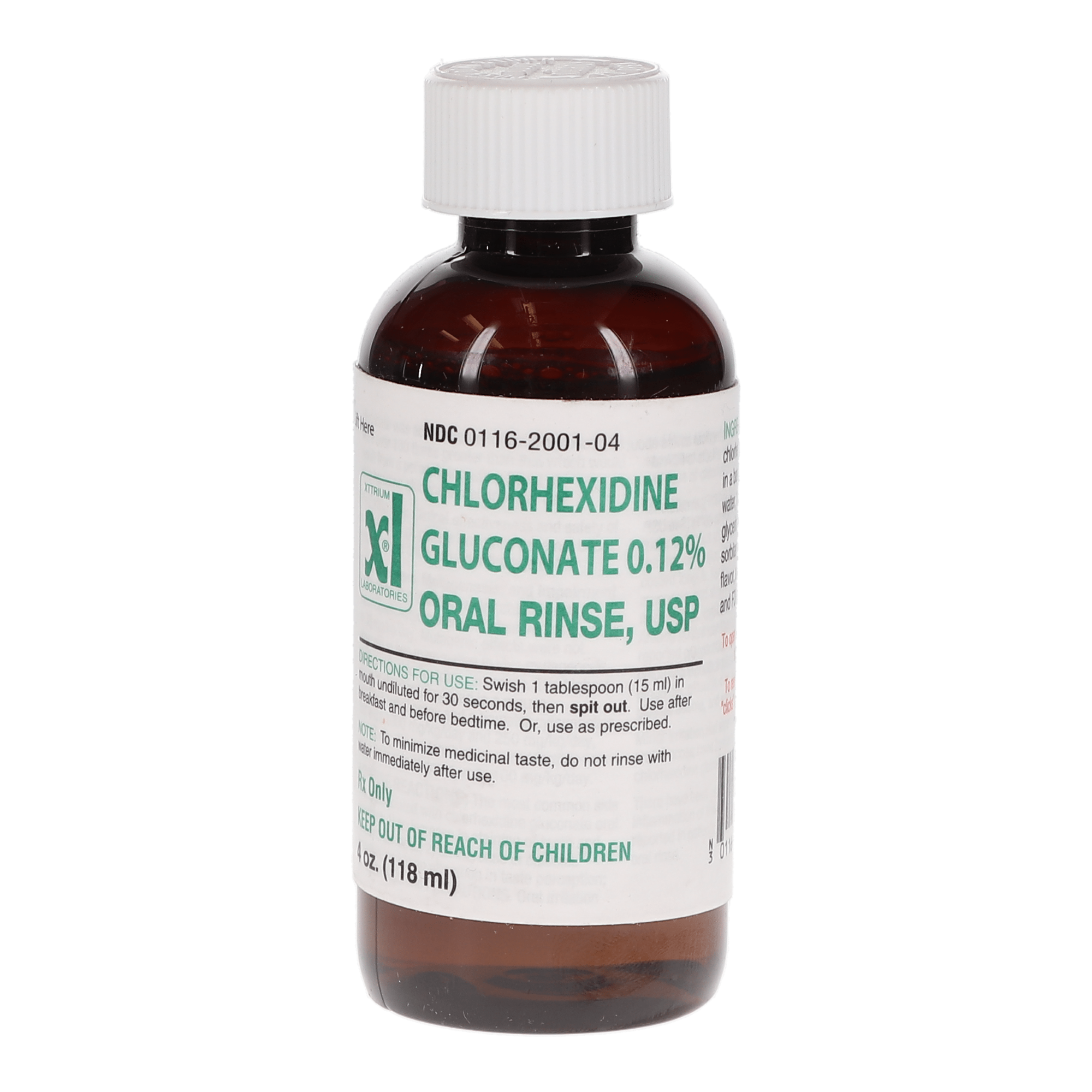 HSB - 0.12% CHG Oral Rinse 4 oz, mint flavor, Chlorhexidine Gluconate product image