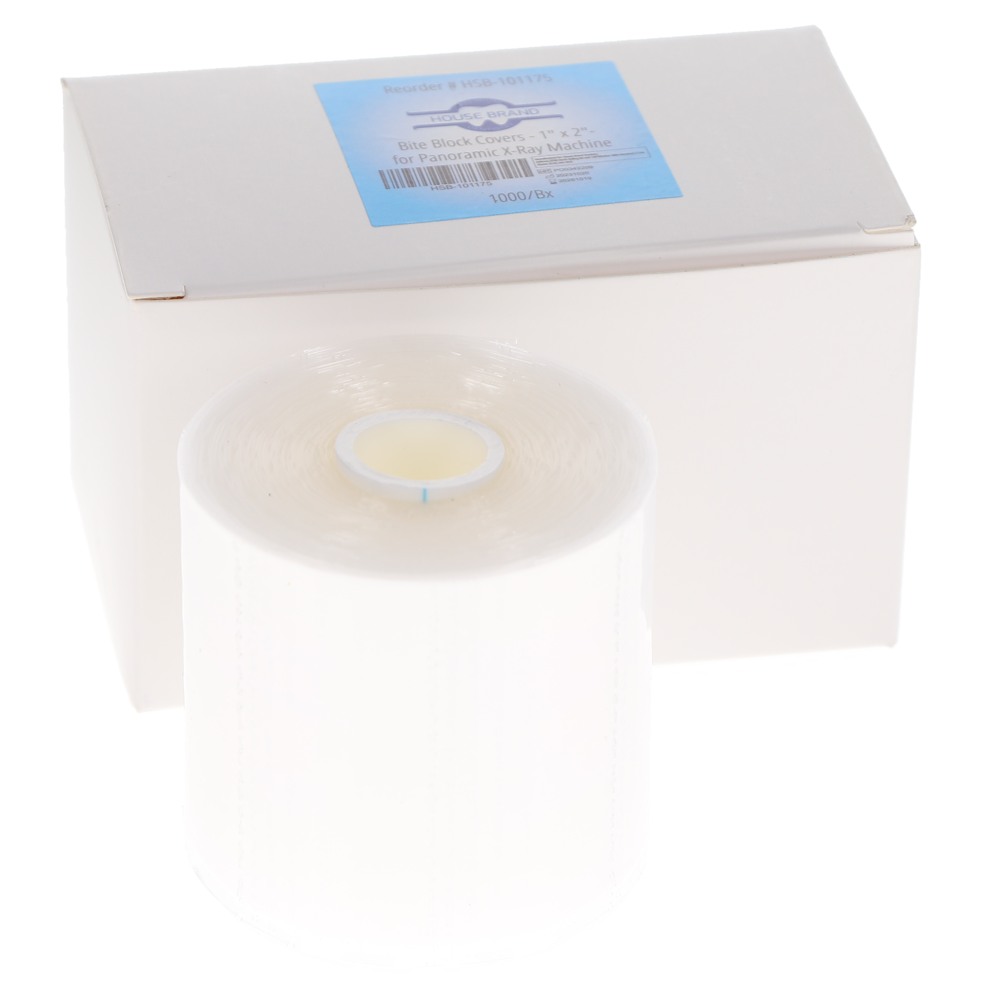 Panoramic Bite Block Covers, 1" x 2", 1000/Pk, 101175 thumbnail 3