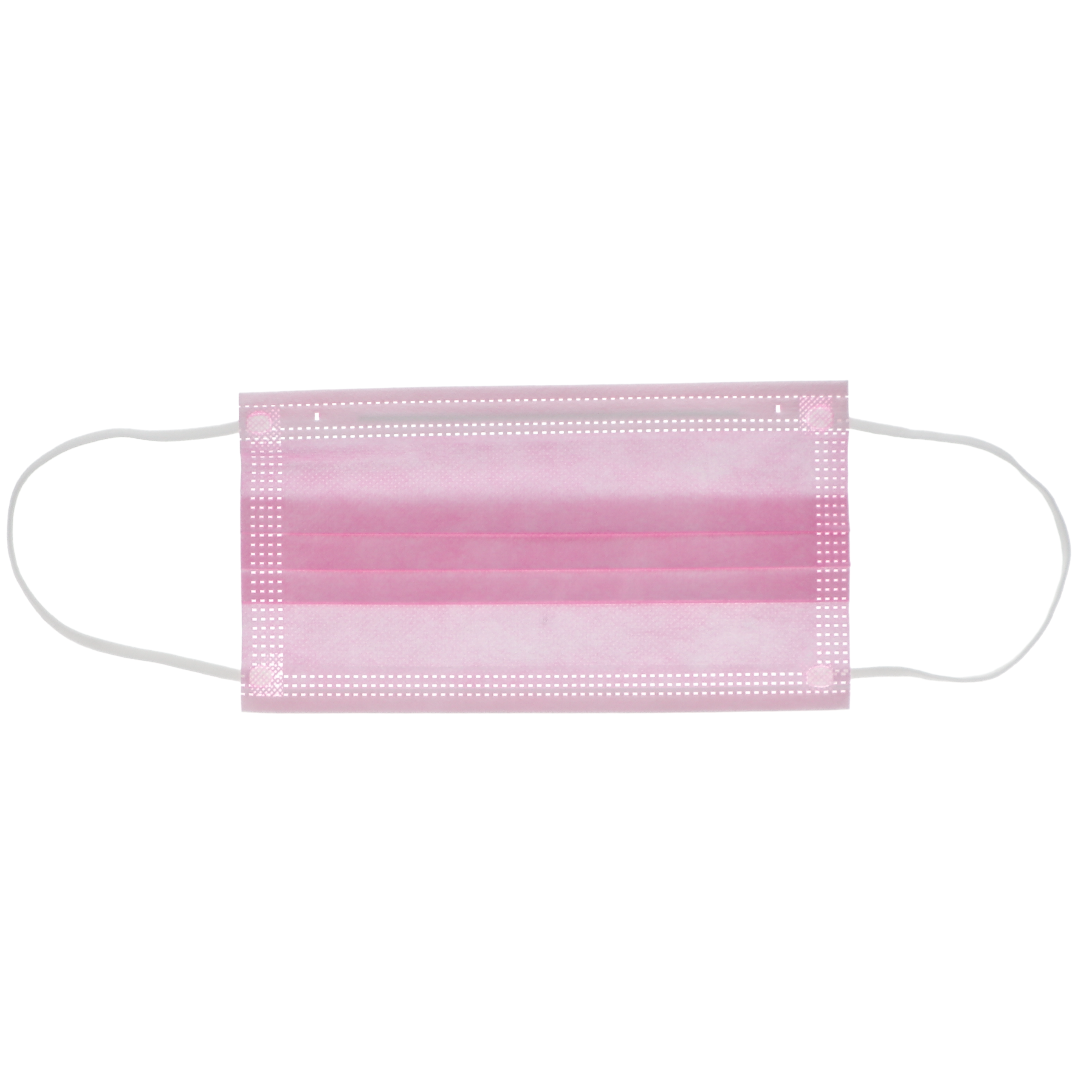 Earloop 3-PLY Masks 50/Bx ASTM Level 3 Pink, 109131 product image