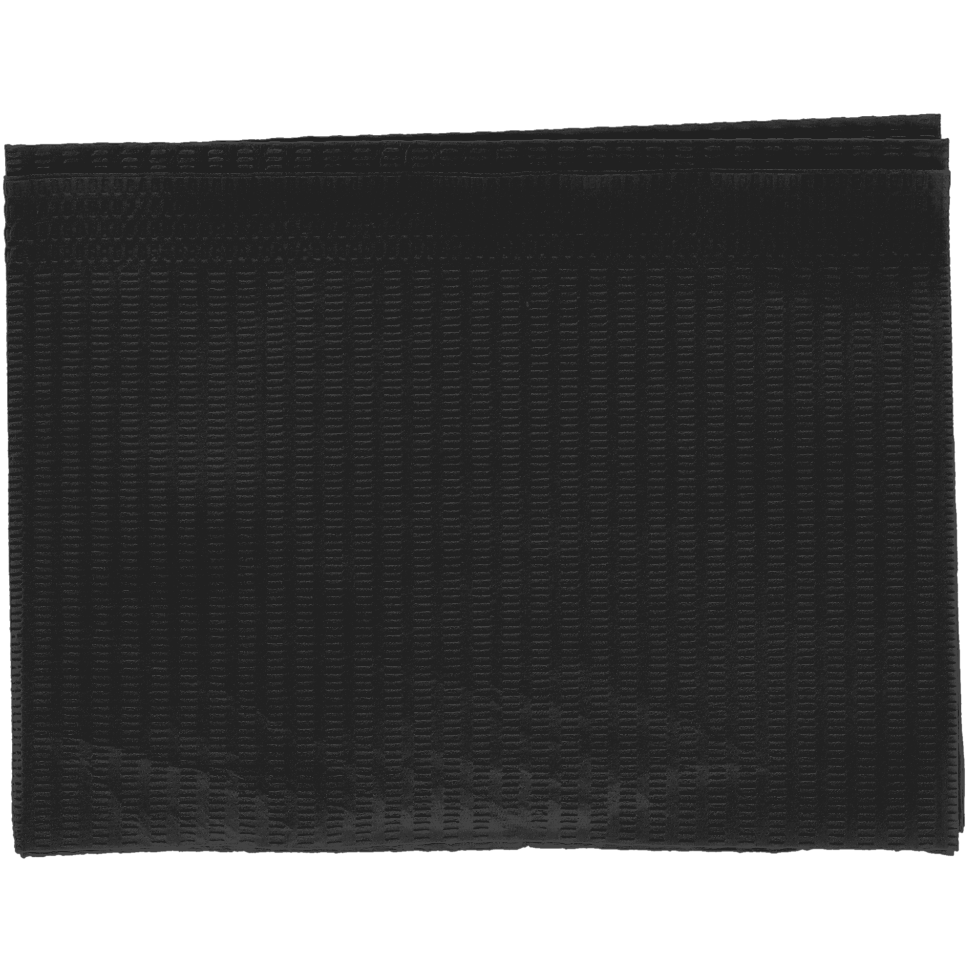 Disposable Bibs, 2+1 Ply, 13" x 18", Black, 500/Pk, 109223 product image