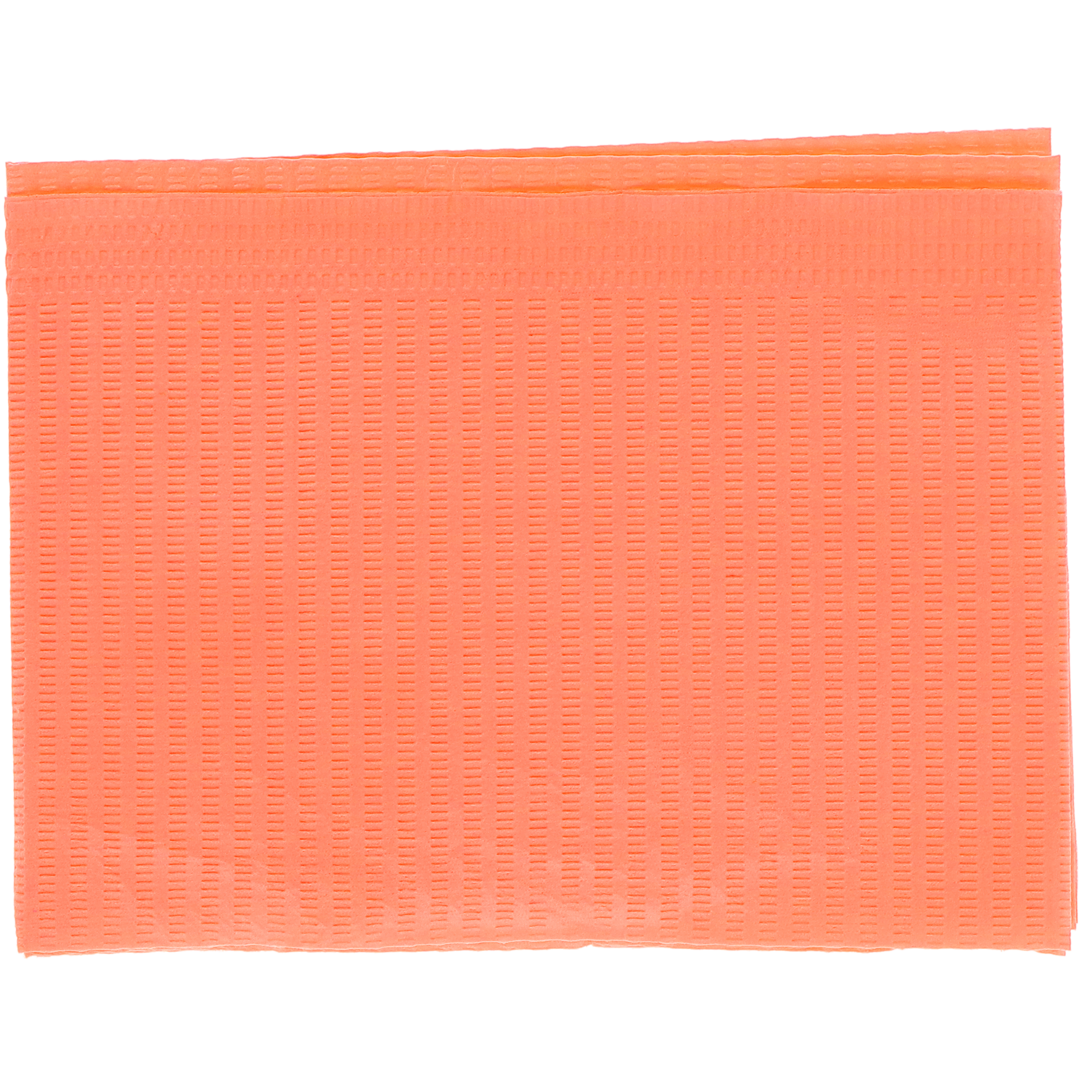 Disposable Bibs, 3+1 Ply, 13" x 18", Peach, 500/Pk, 109237 product image