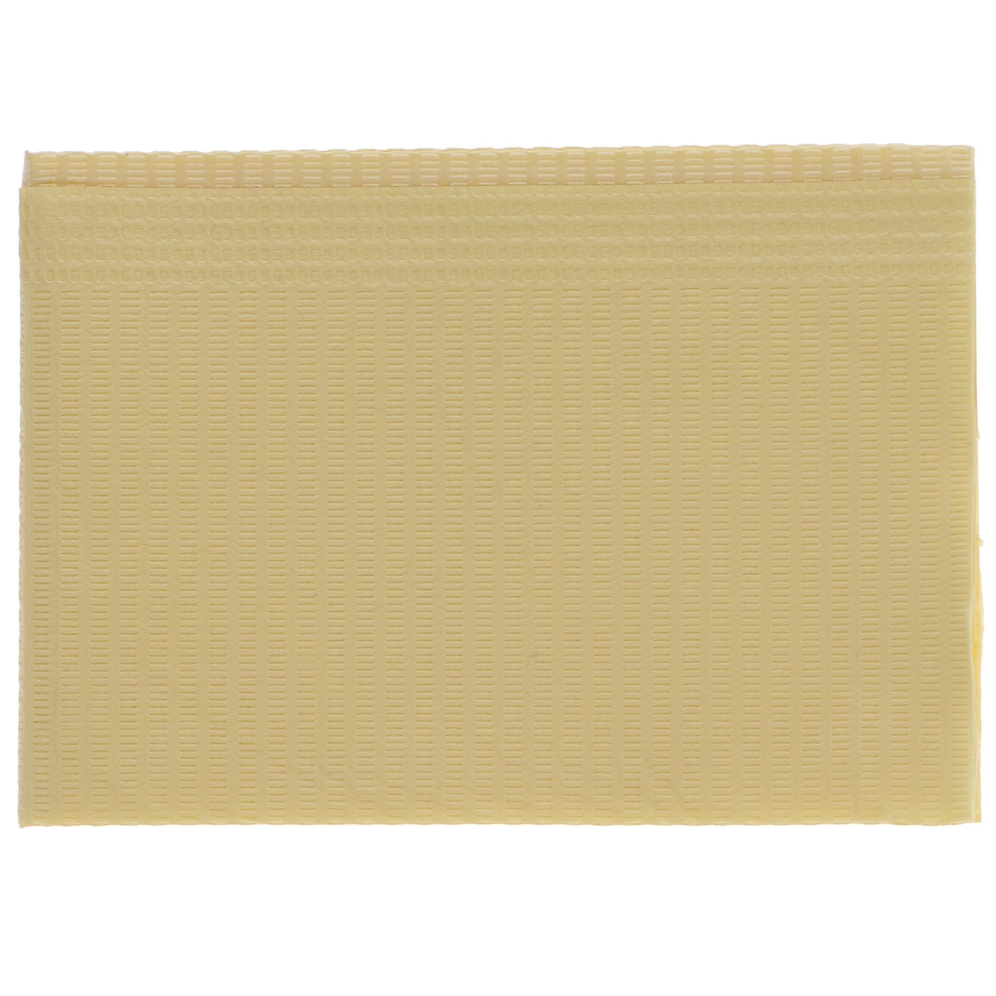 Disposable Bibs, 3+1 Ply, 13" x 18", Yellow, 500/Pk, 109239 product image