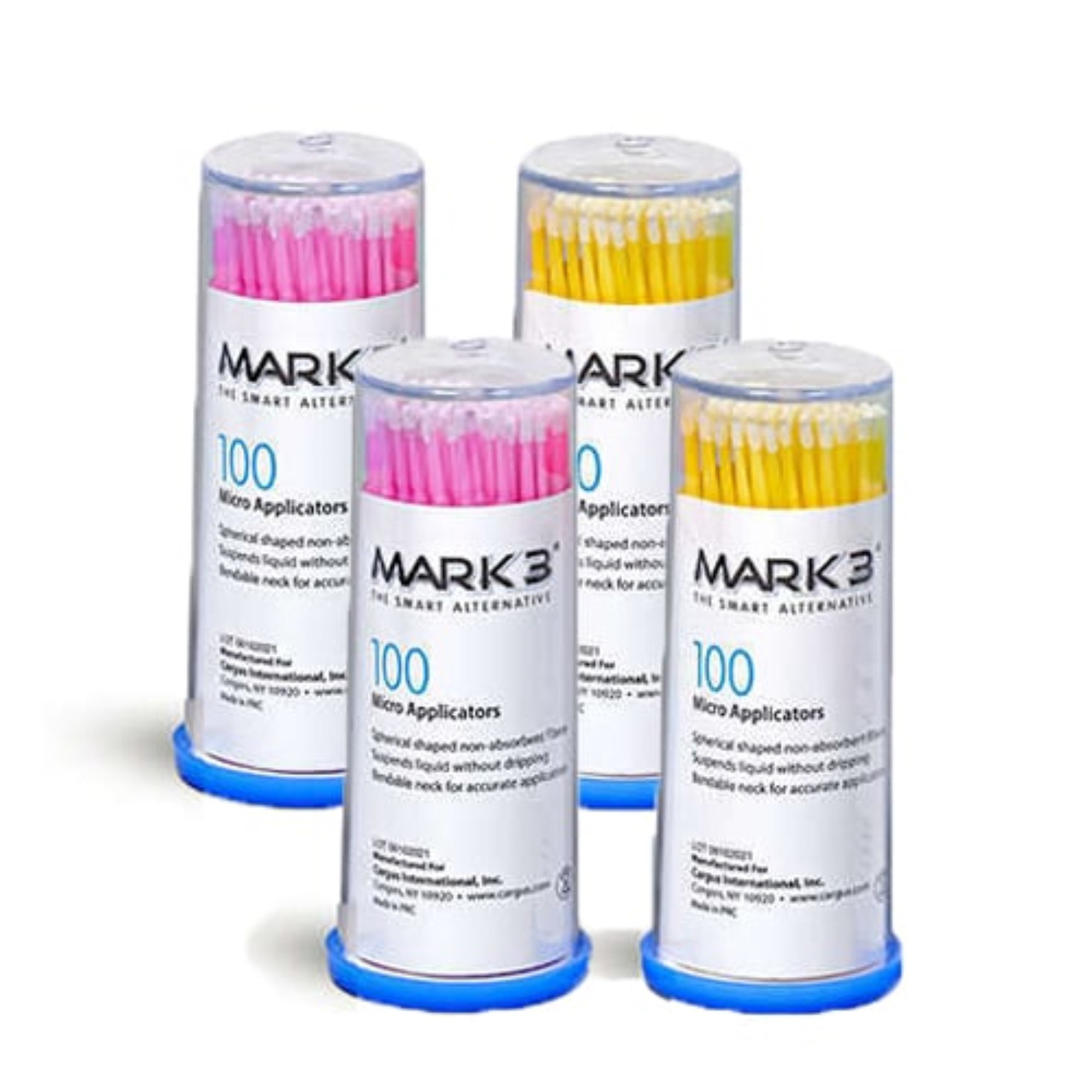 Disposable Micro Applicators Fine Assorted  Colors, Yellow, Pink, 400/bx, 8095 product image