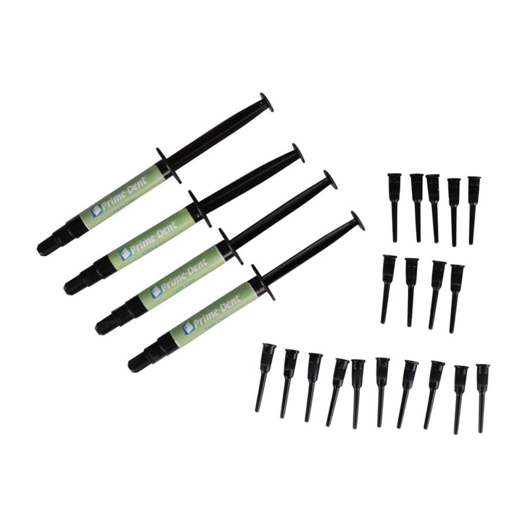 Prime-Dent - Light Cure Block Out Resin Kit, 4 x 3.5g Syringes and 20 Tips. product image