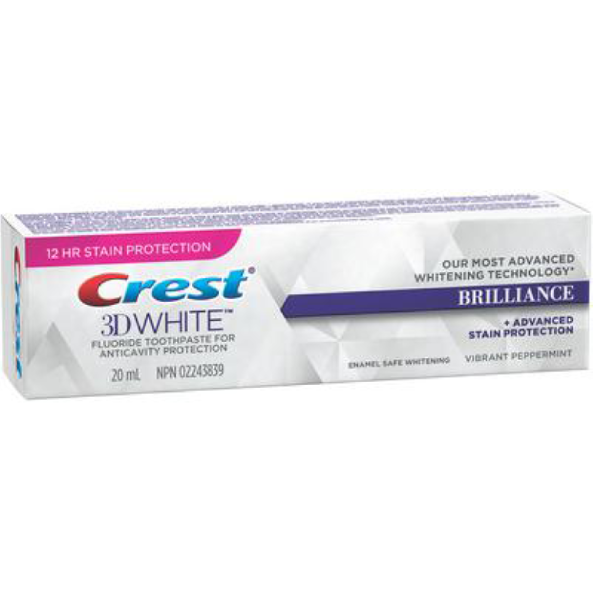 Crest, 3D White Luxe, Glamorous White, Toothpaste, 20 ml, 36/Pk, 80701369 product image