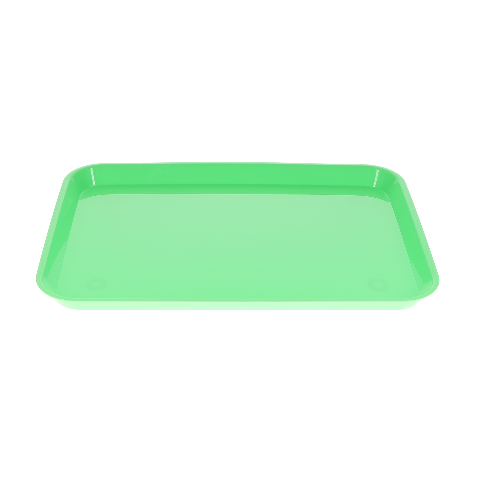 Set-Up Plastic Flat Trays, # B, Green, 1/Pk, 108138 product image