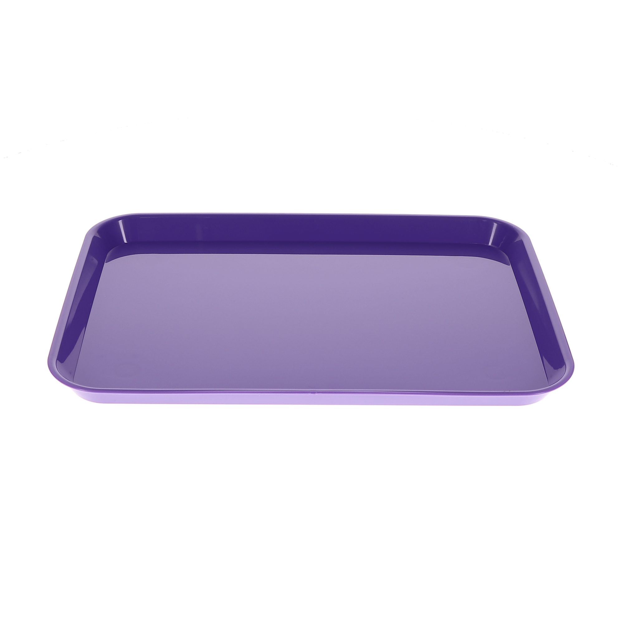 Set-Up Plastic Flat Trays, # B, Purple, 1/Pk, 108143 product image