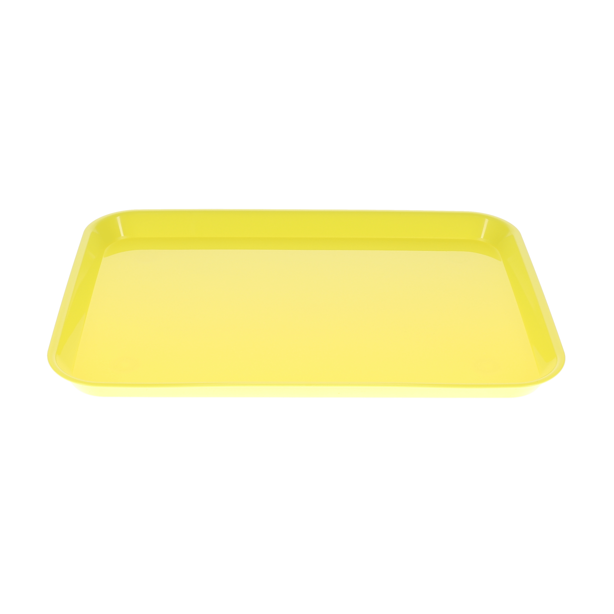 Set-Up Plastic Flat Trays, # B, Neon Yellow, 1/Pk, 108148 product image