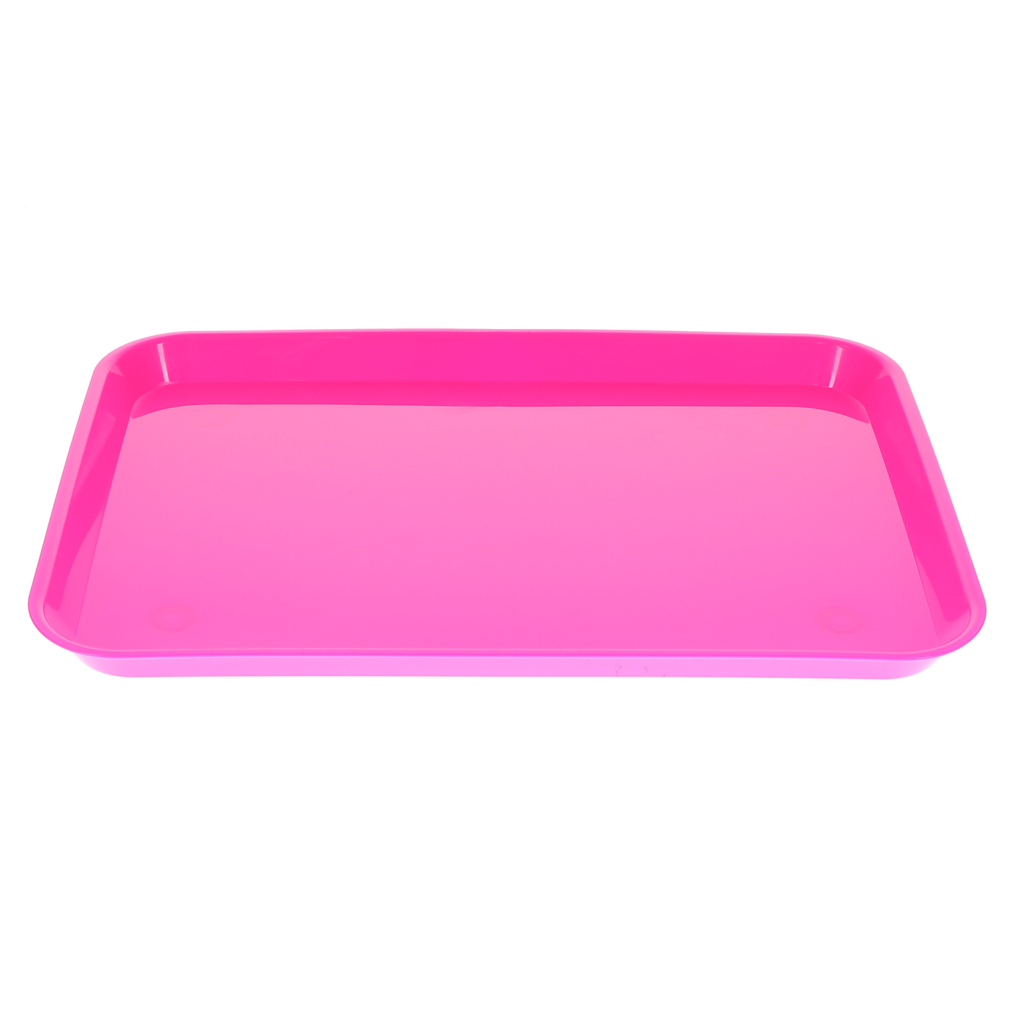 Set-Up Plastic Flat Trays, # B, Neon Pink, 1/Pk, 108150 product image