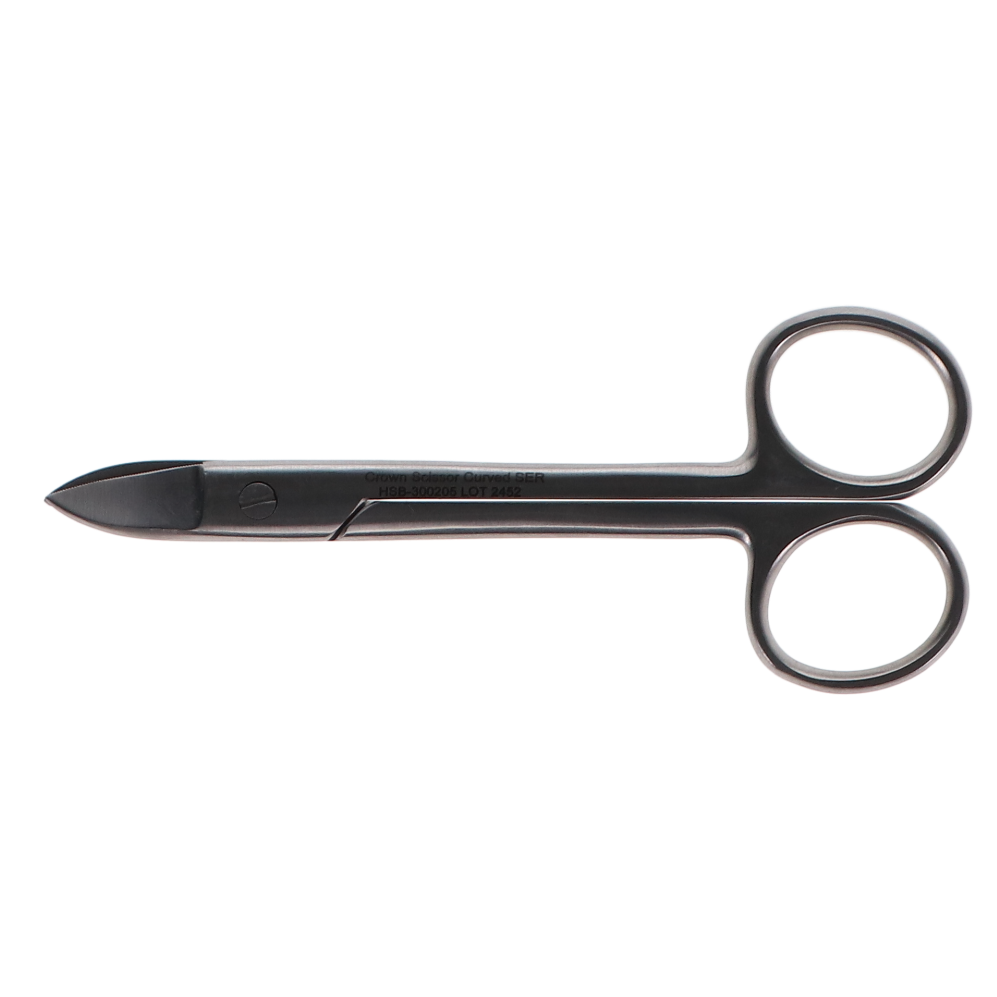Crown Scissors, 4.5", Curved, Serrated, 1/Pk, 300205 product image