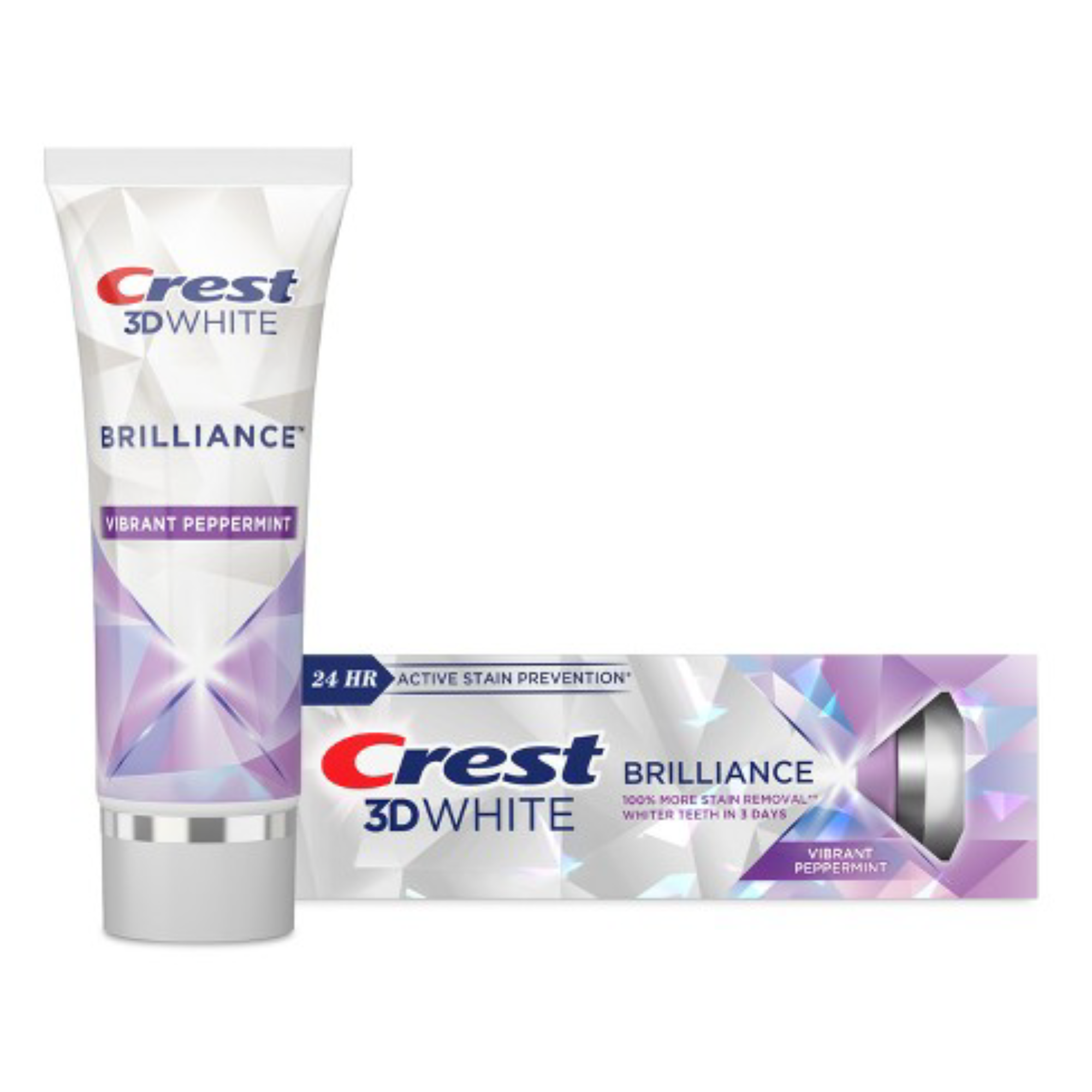 P&G - Crest 3D White Brilliance Toothpaste, Vibrant Peppermint, 4.6 oz Tube, 24/cs (Old #s 80701355, 80366214, 80345041) thumbnail 4