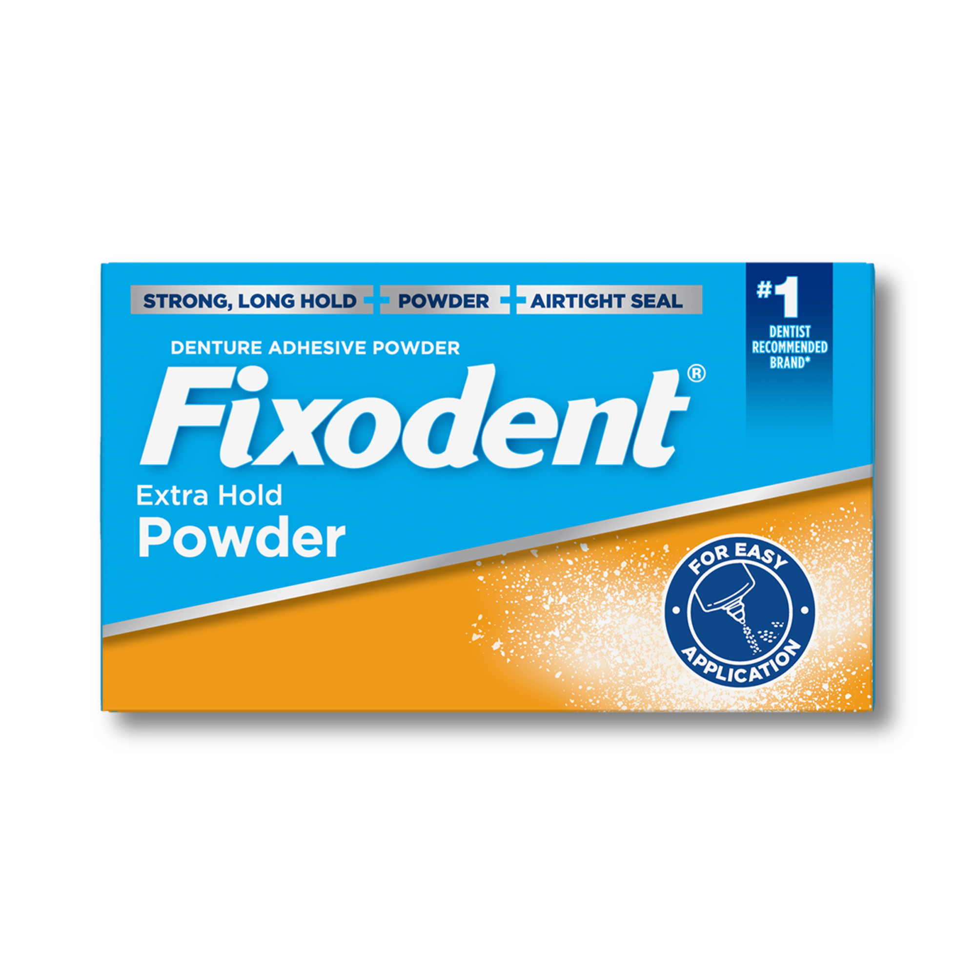 P&G - Fixodent, Extra Hold Denture Adhesive Powder, 2.7oz, 24/cs product image