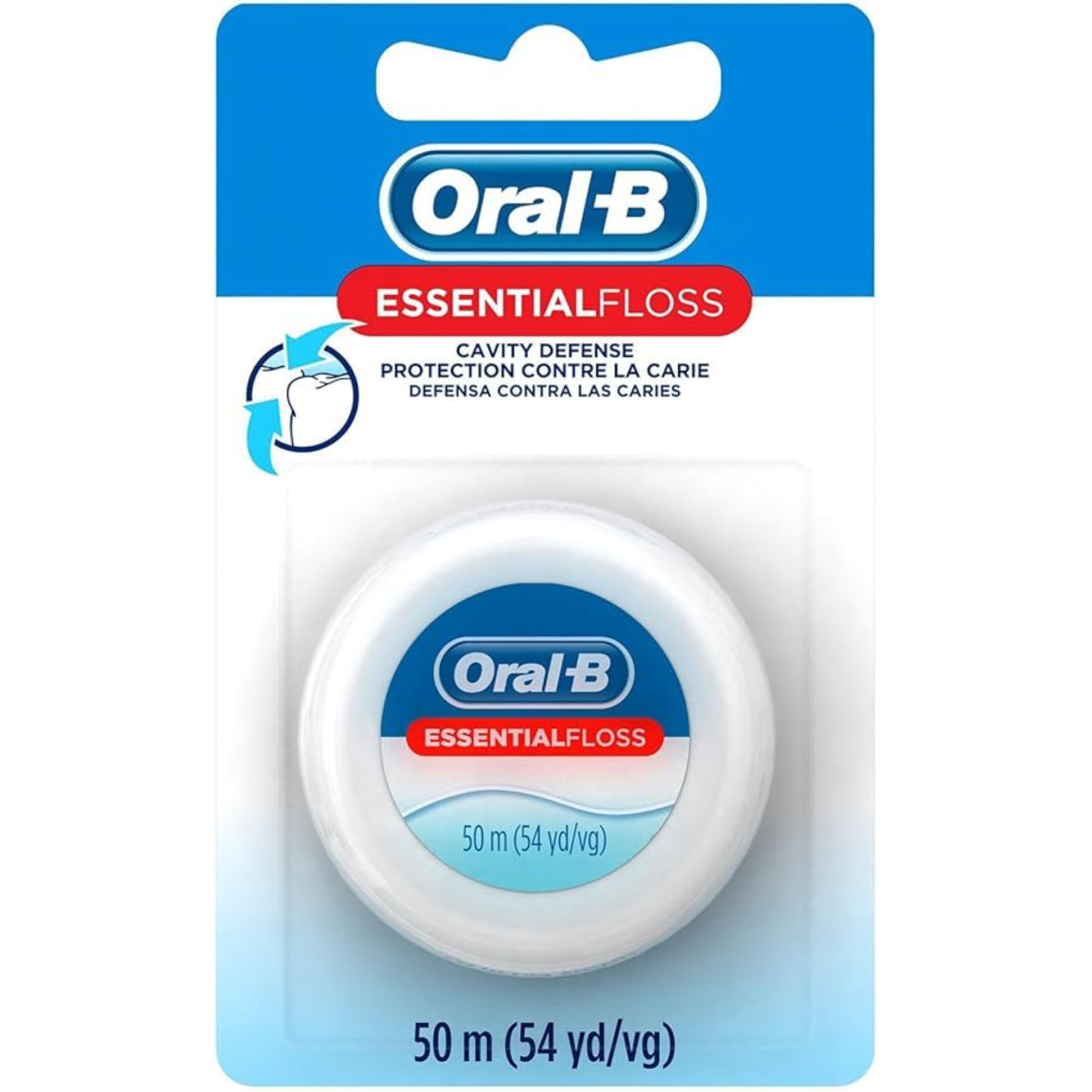 P&G - Oral-B Floss, Essentials, Cavity Protection, Unflavored, 55yds, 24/cs product image